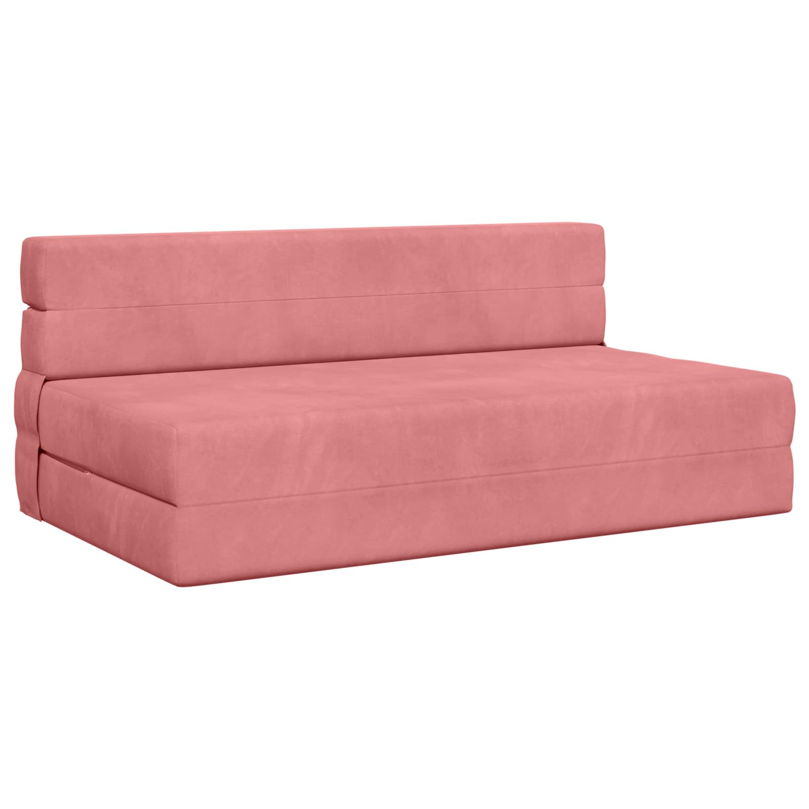 Preklopni madrac za sofu Ružičasta 152 x 86,5 x 60 cm Tkanina