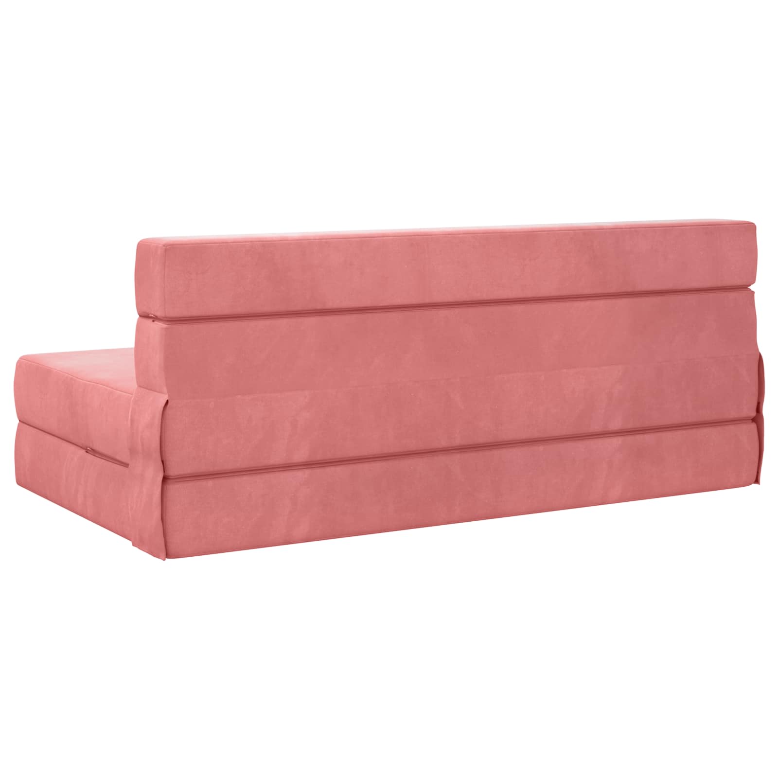 Preklopni madrac za sofu Ružičasta 152 x 86,5 x 60 cm Tkanina