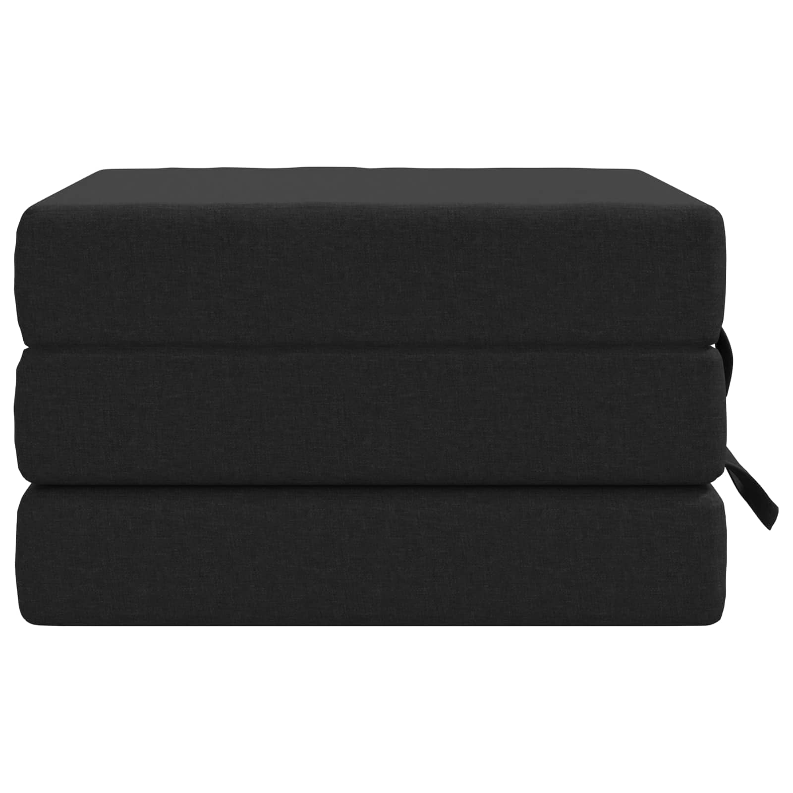 Sofa na razvlačenje 75 x 63 x 45 cm Crna