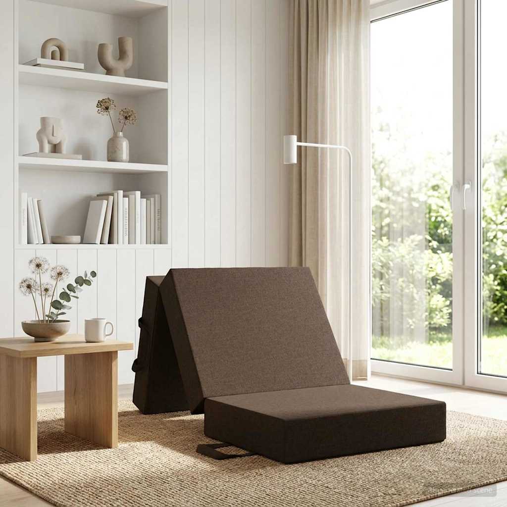 Sofa na razvlačenje 75 x 67 x 45 cm Sivosmeđa