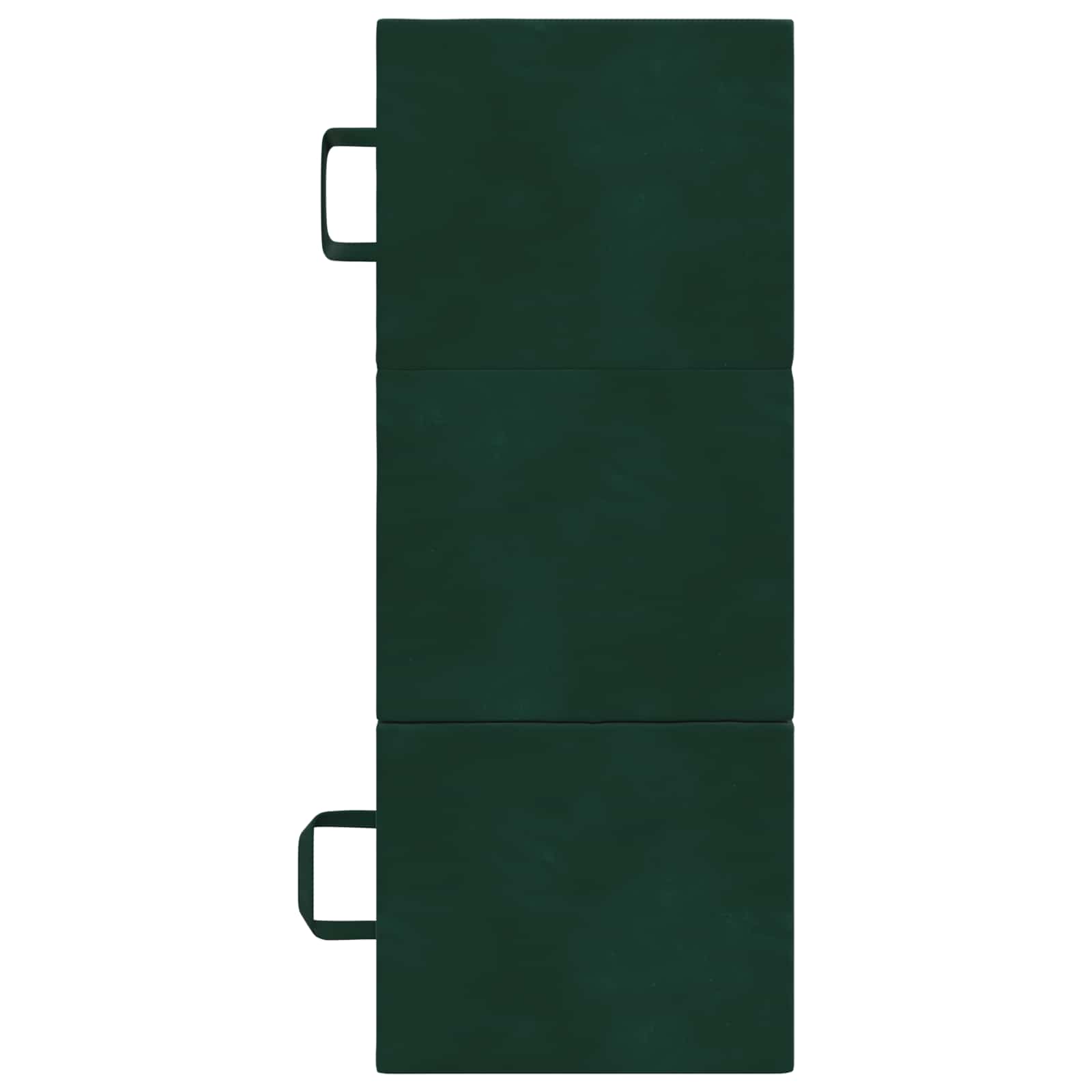 Sofa na razvlačenje 75 x 63 x 45 cm Tamnozelena