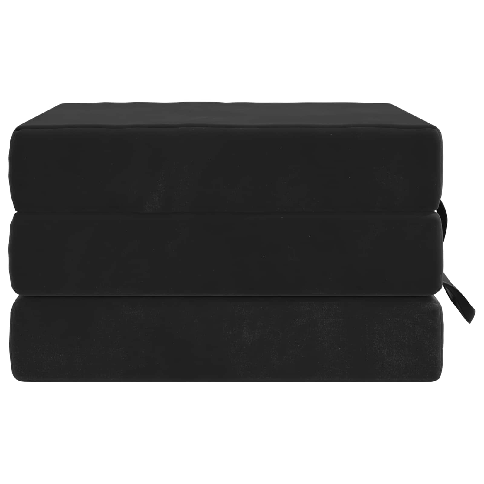 Sofa na razvlačenje 75 x 63 x 45 cm Crna