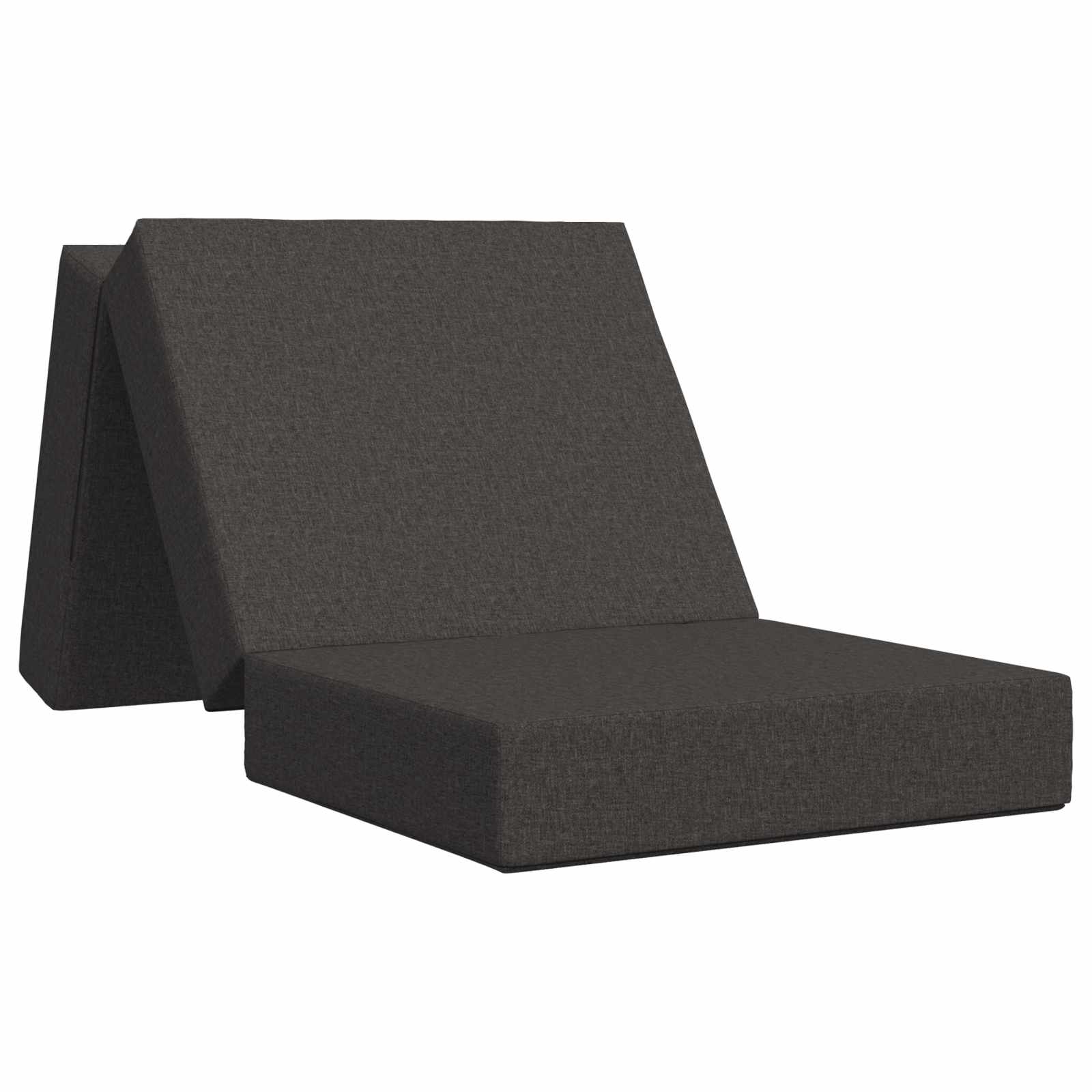Sofa na razvlačenje 90 x 63 x 45 cm Tamnosiva