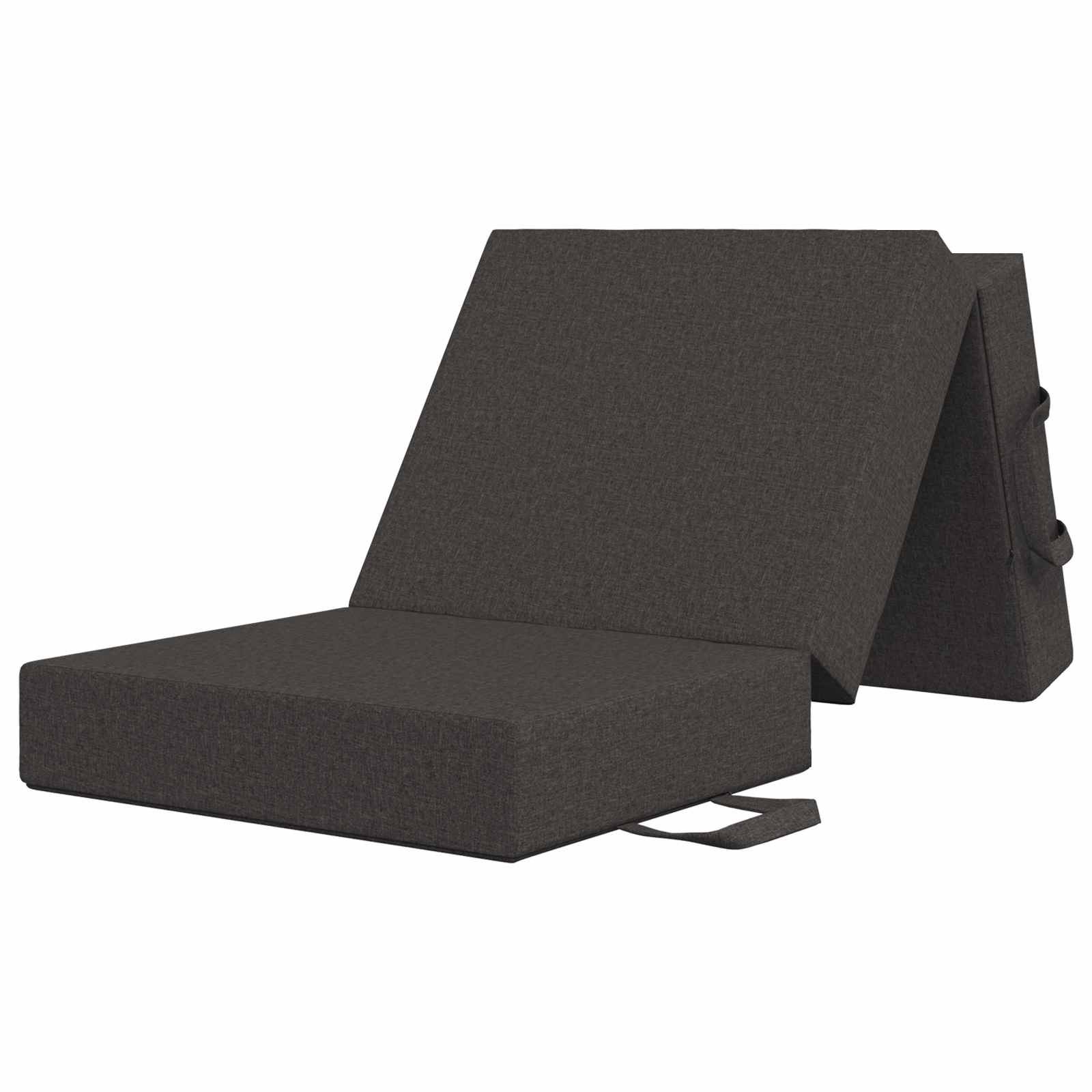 Sofa na razvlačenje 90 x 63 x 45 cm Tamnosiva