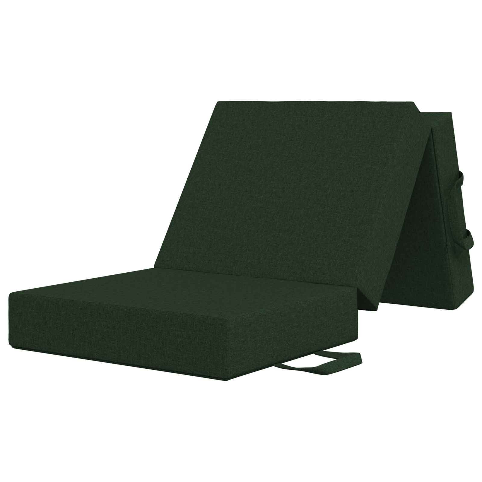 Sofa na razvlačenje 90 x 63 x 45 cm Tamnozelena