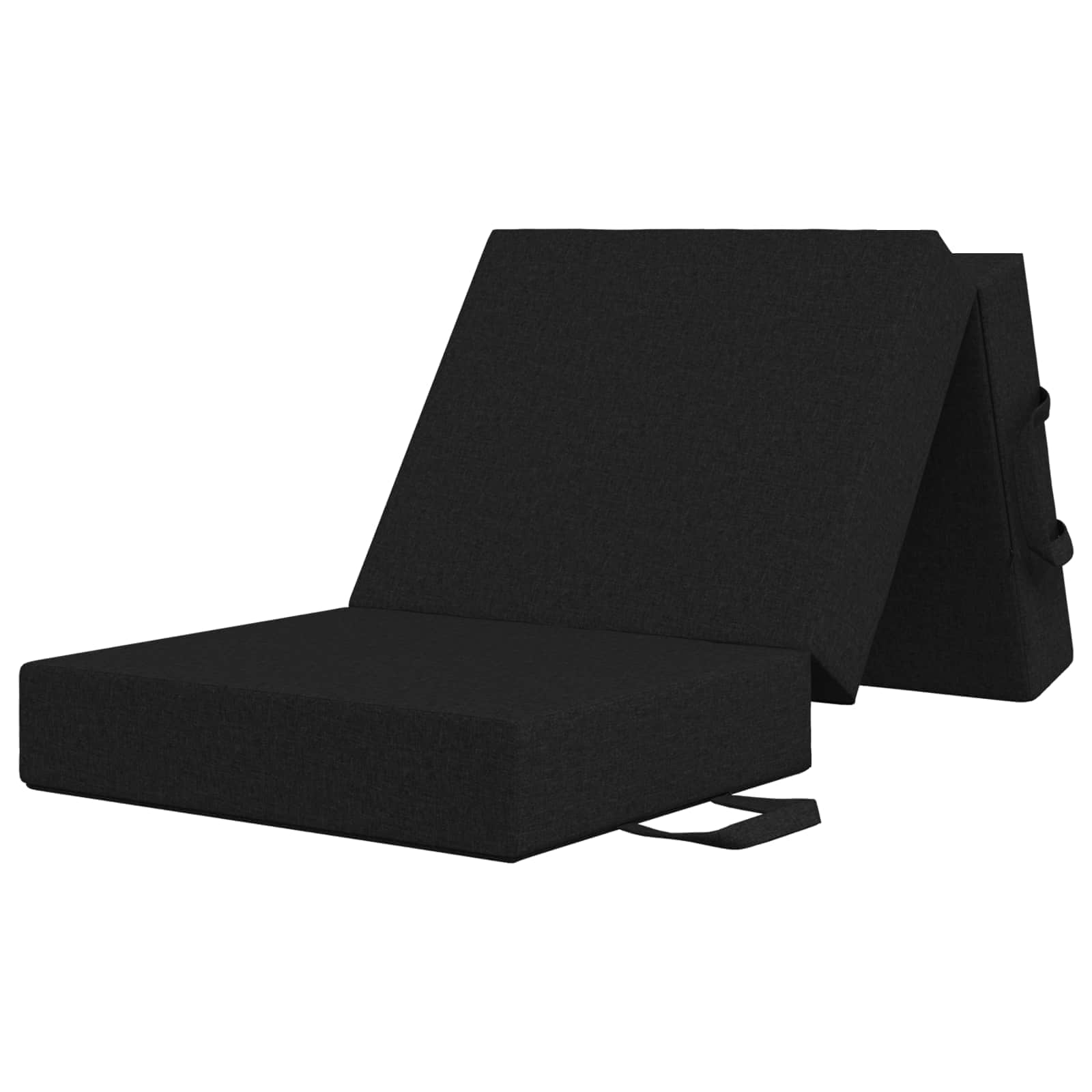 Sofa na razvlačenje 75 x 67 x 45 cm Crna