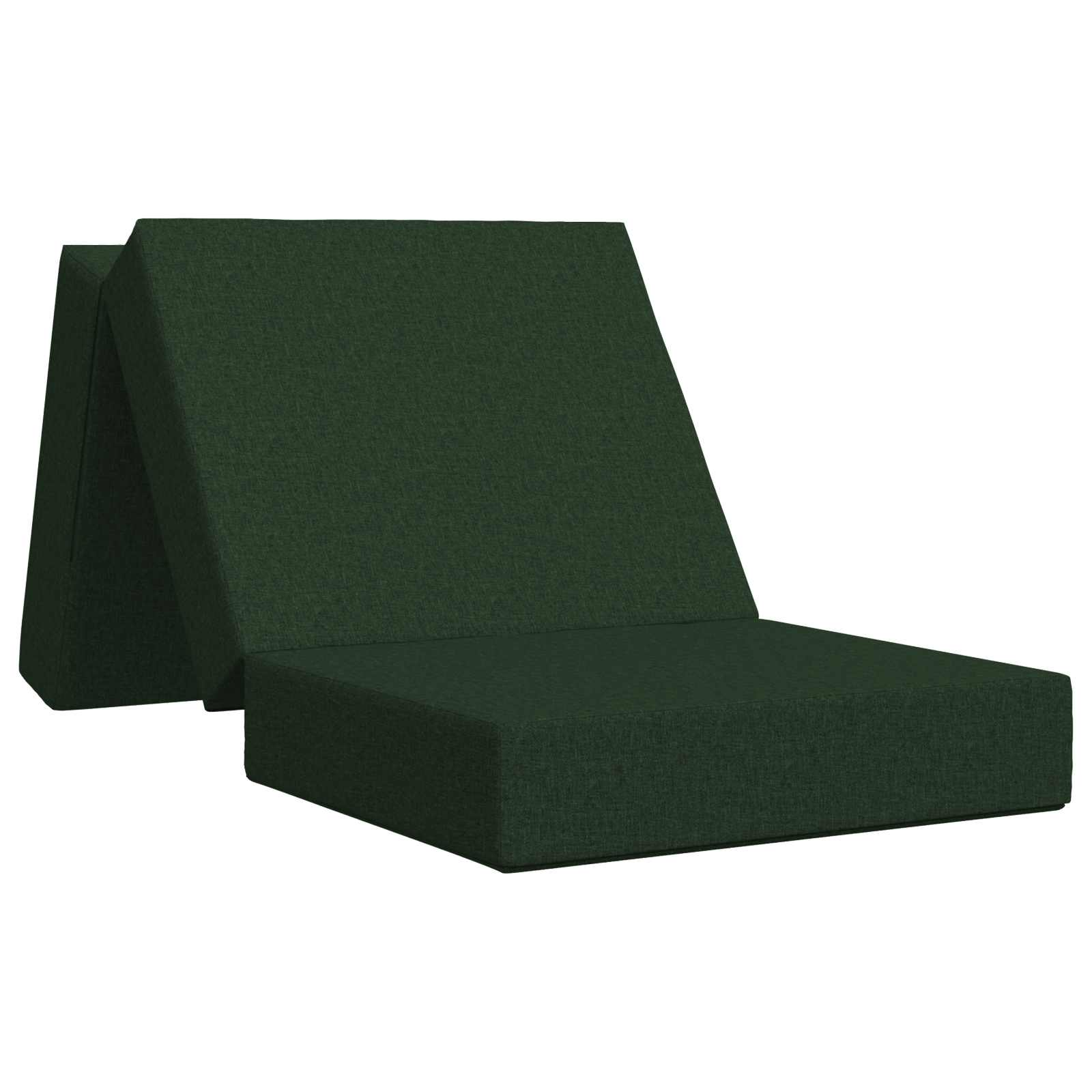 Sofa na razvlačenje 75 x 67 x 45 cm Tamnozelena