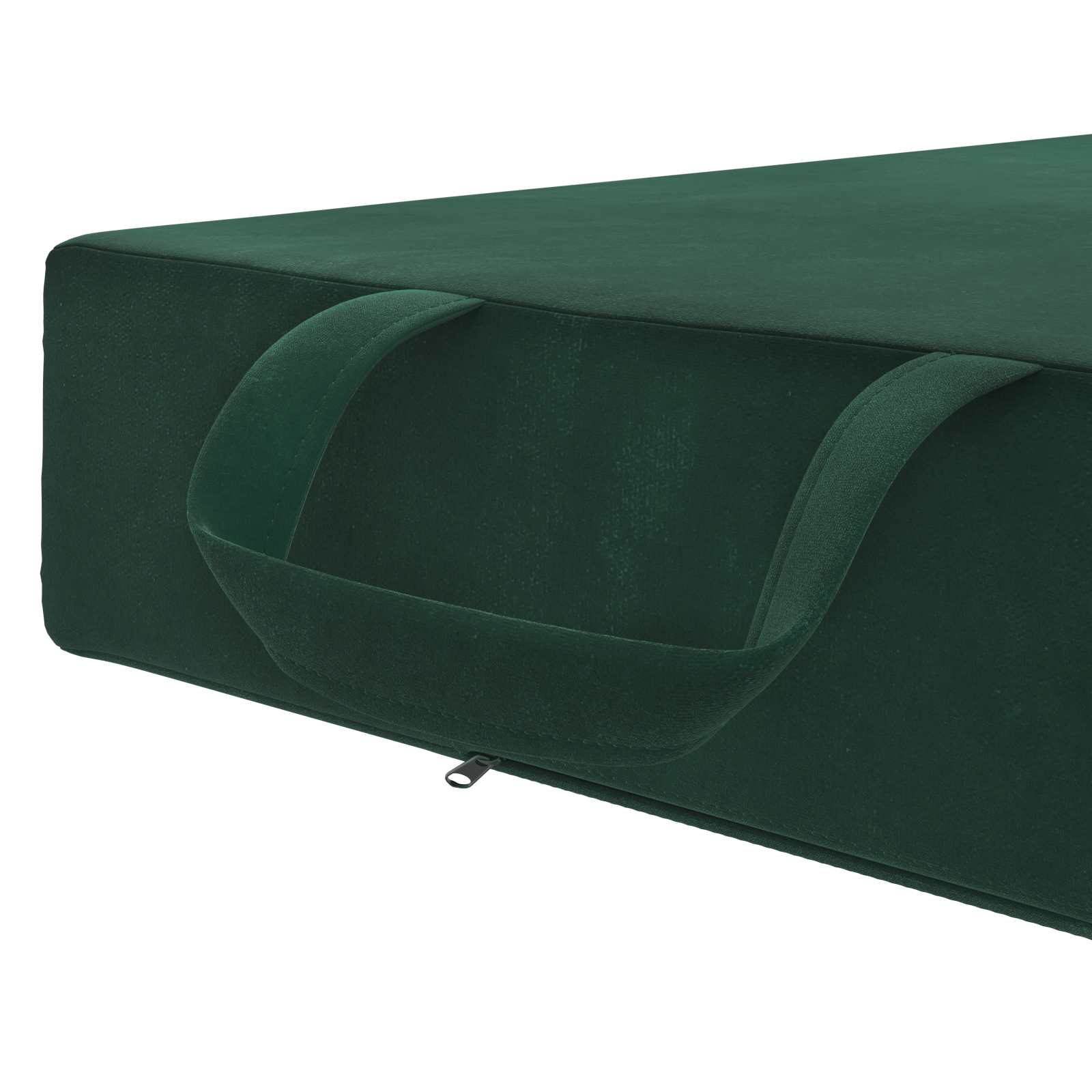 Sofa na razvlačenje 75 x 67 x 45 cm Tamnozelena