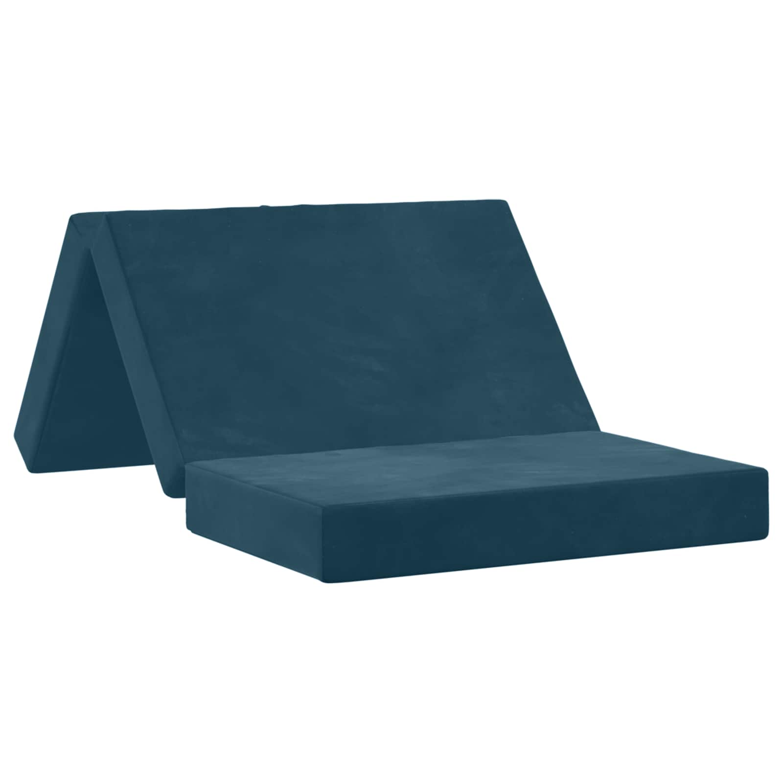 Sofa na razvlačenje 100 x 67 x 45 cm Plava