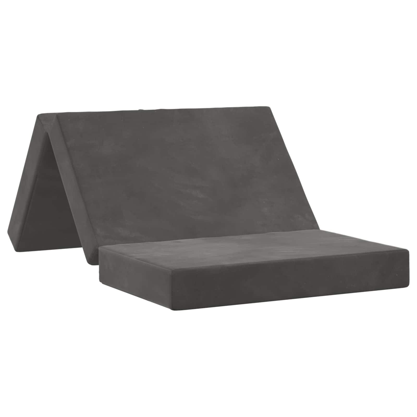 Sofa na razvlačenje 100 x 67 x 45 cm Tamnosiva