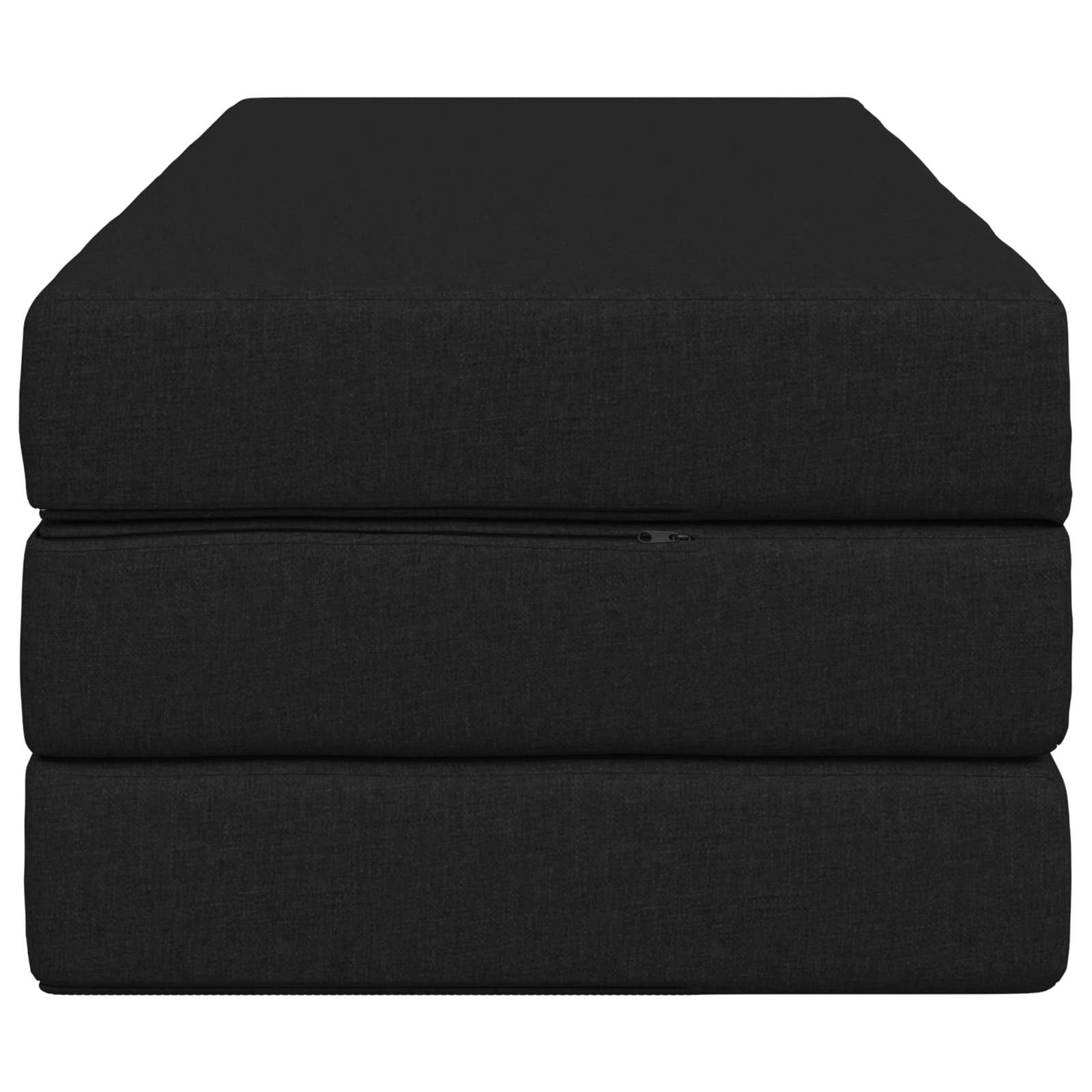 Sofa na razvlačenje 120 x 67 x 45 cm Crna
