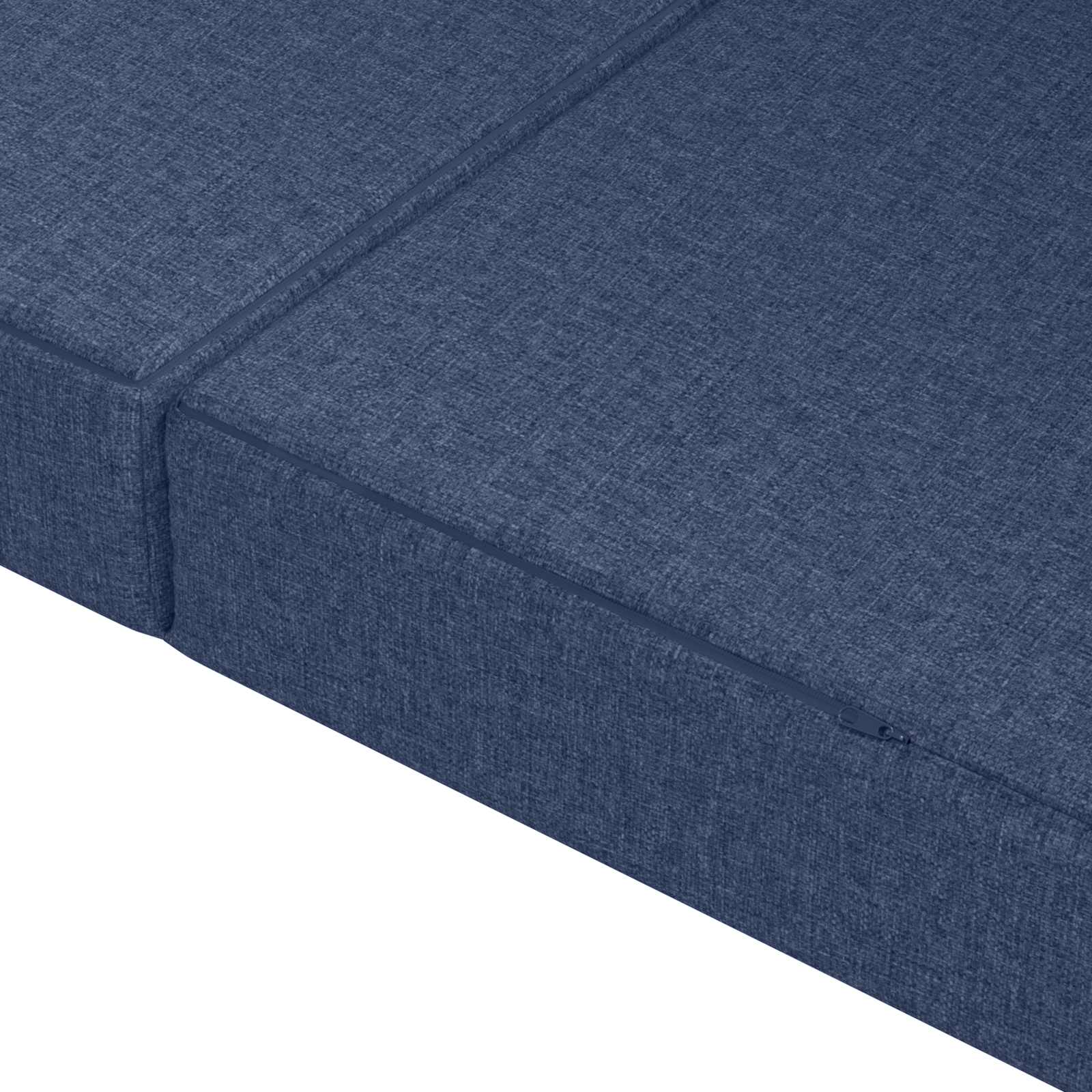Sofa na razvlačenje 120 x 67 x 45 cm Plava
