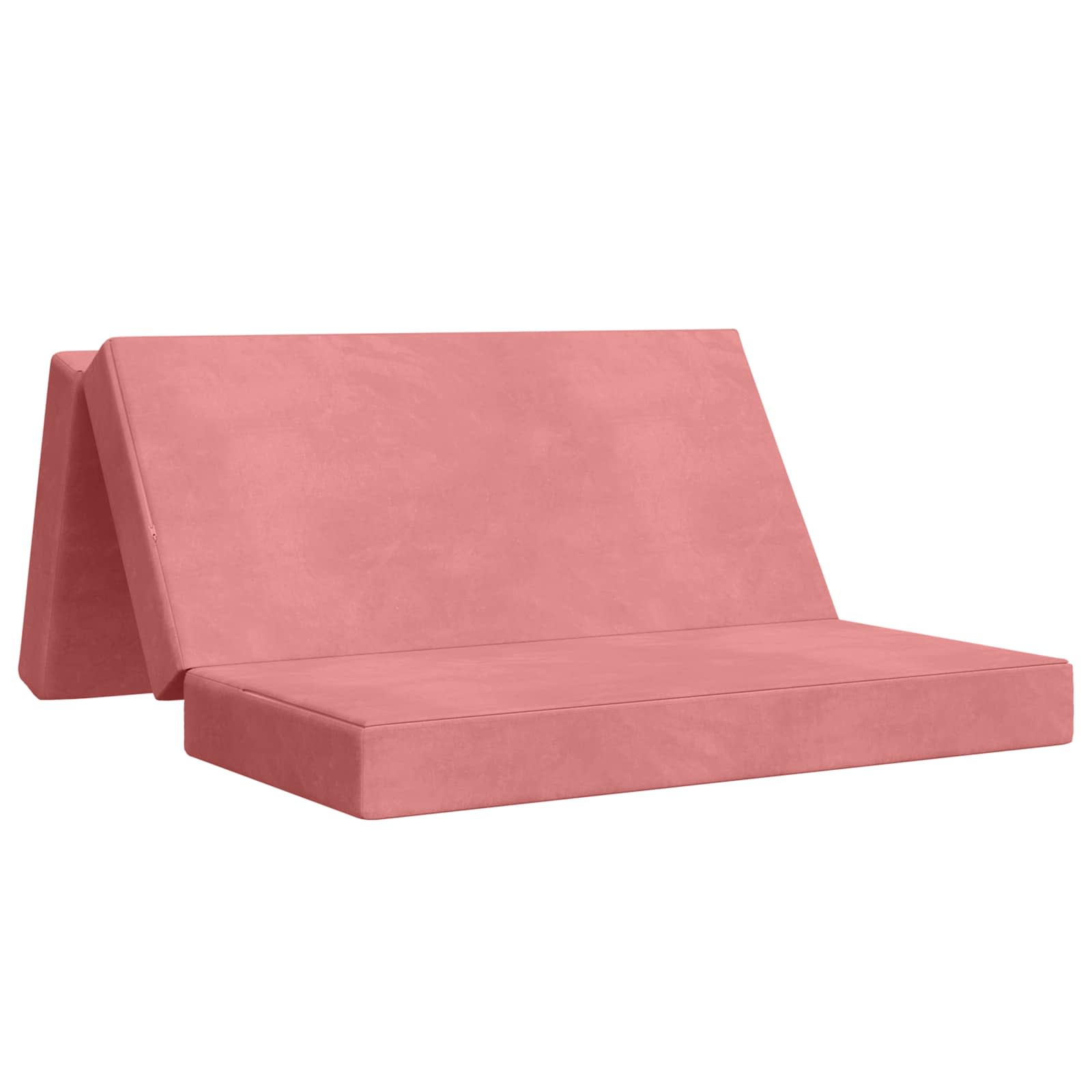 Sofa na razvlačenje 120 x 67 x 45 cm Ružičasta