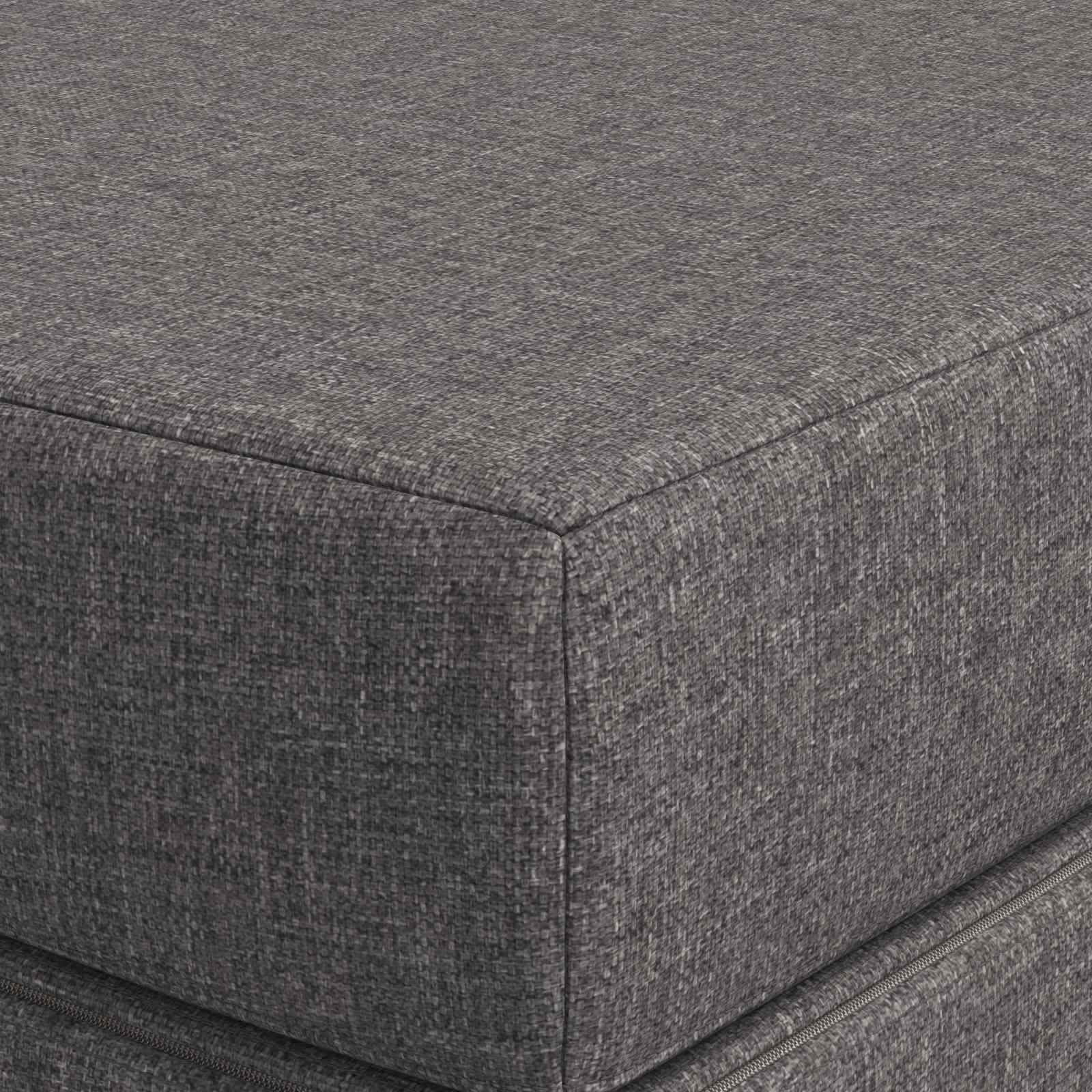 Sofa na razvlačenje 180 x 67 x 45 cm Svjetlosiva