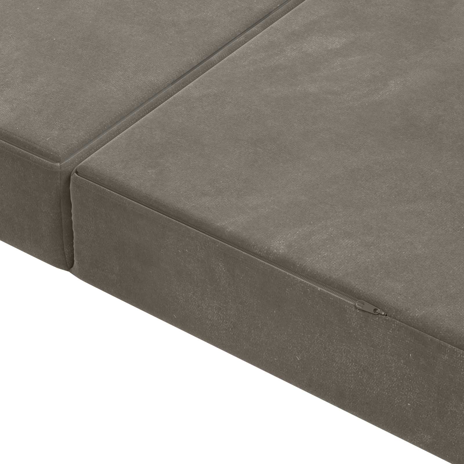 Sofa na razvlačenje 180 x 67 x 45 cm Svjetlosiva