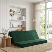 Sofa na razvlačenje 180 x 67 x 45 cm Tamnozelena