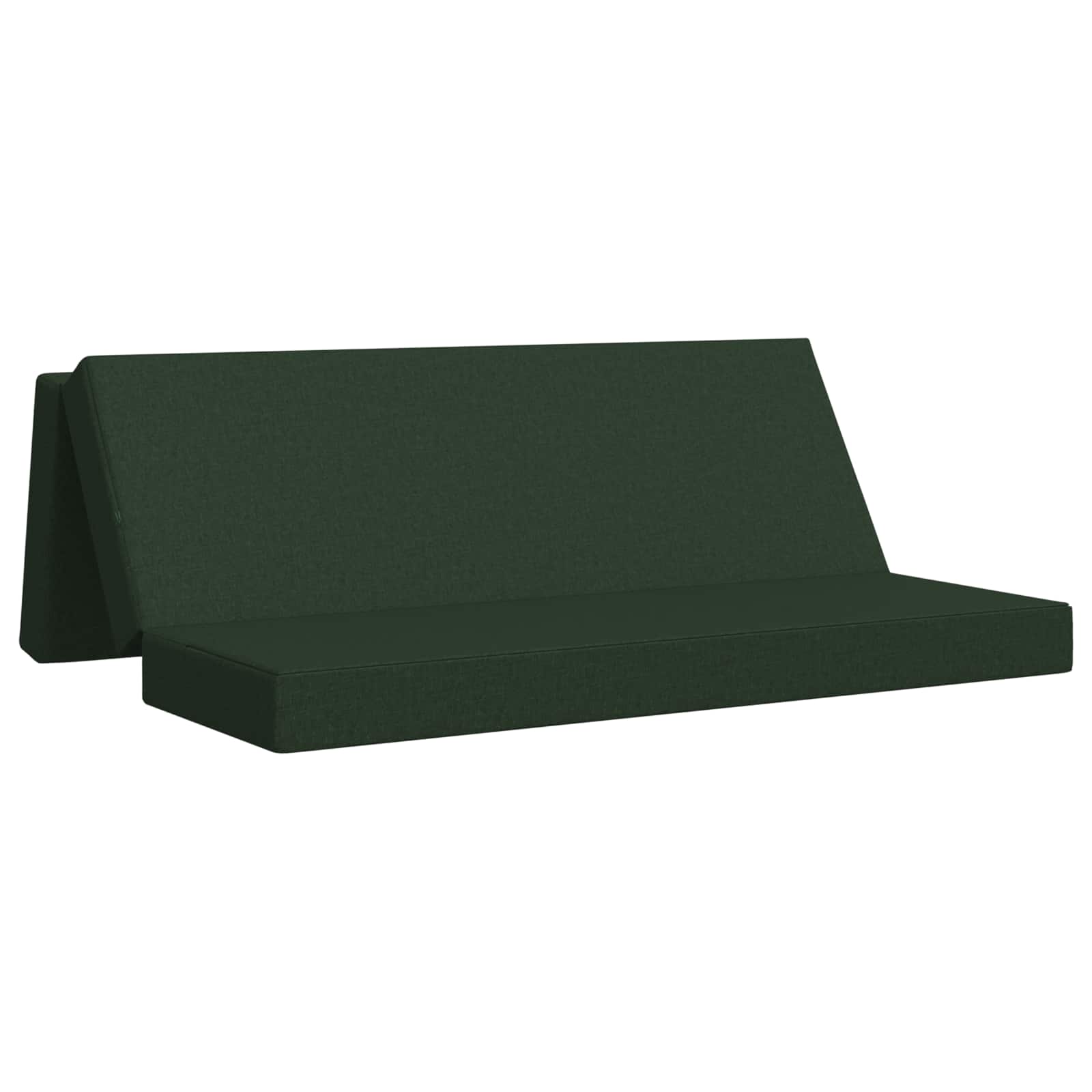 Sofa na razvlačenje 200 x 67 x 45 cm Tamnozelena