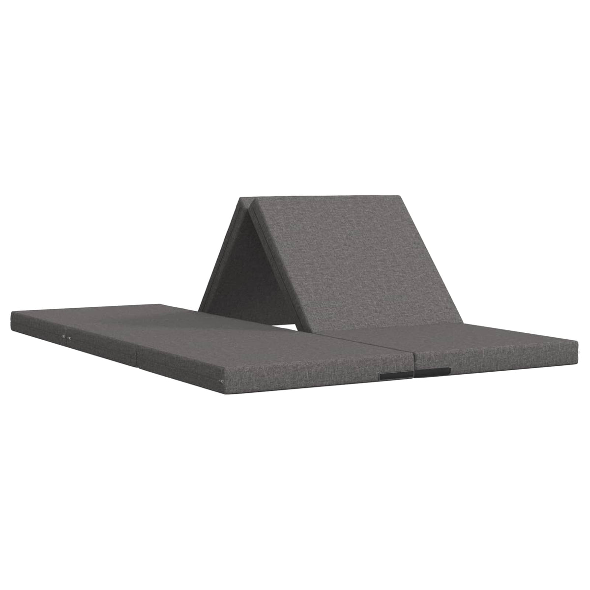 Sofa na razvlačenje 140 x 67 x 15 cm Svjetlosiva
