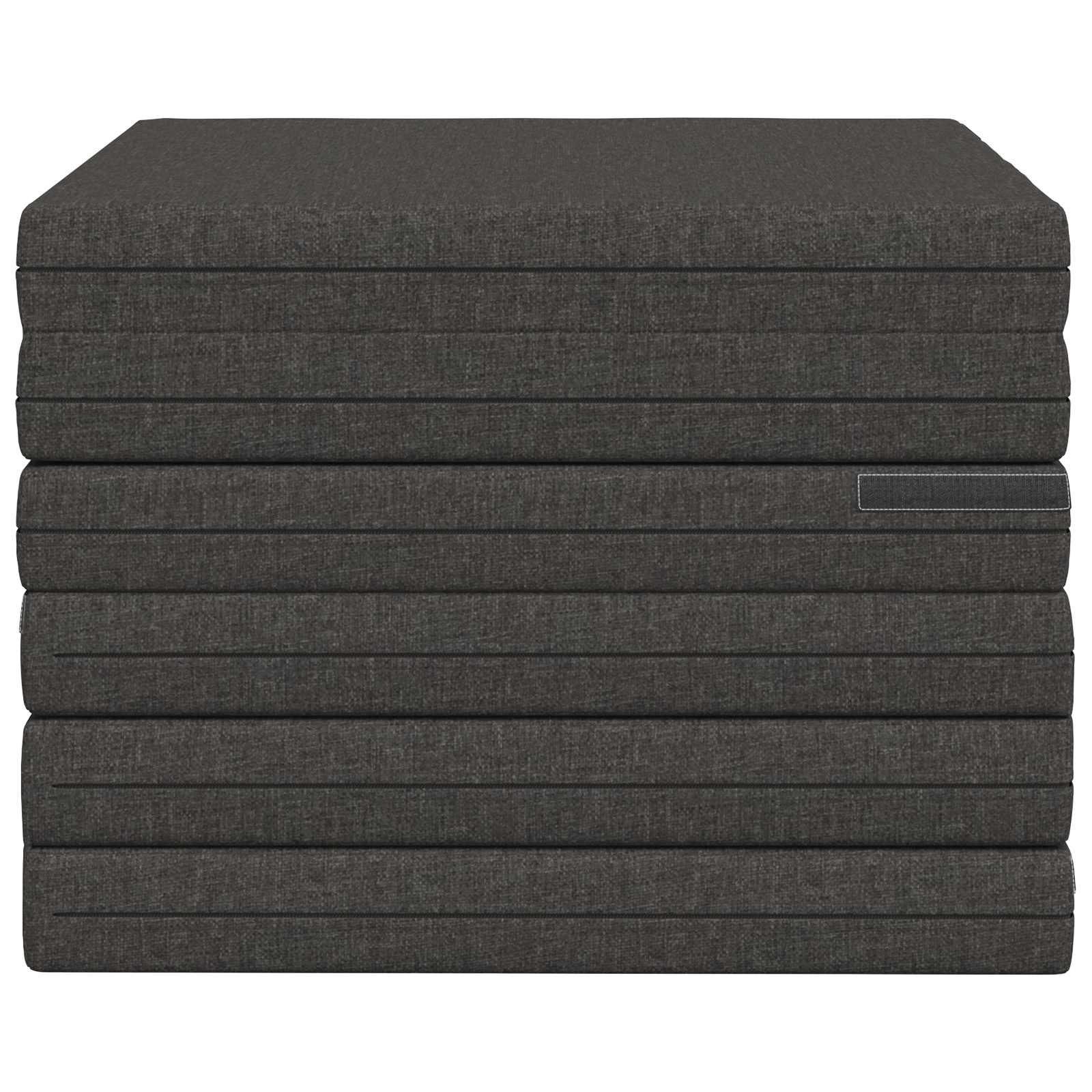 Sofa na razvlačenje 140 x 67 x 45 cm Tamnosiva