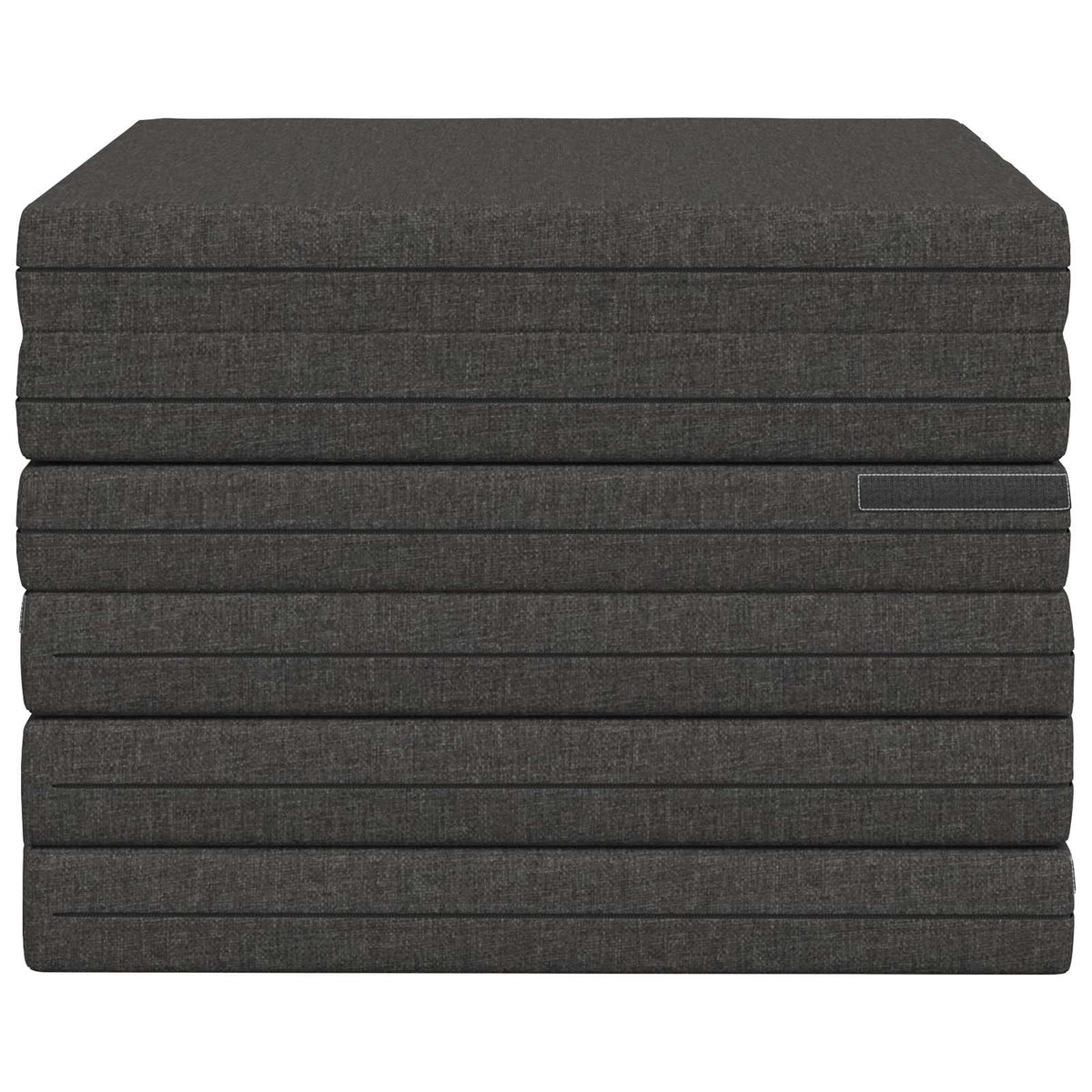Sofa na razvlačenje 140 x 67 x 15 cm Tamnosiva
