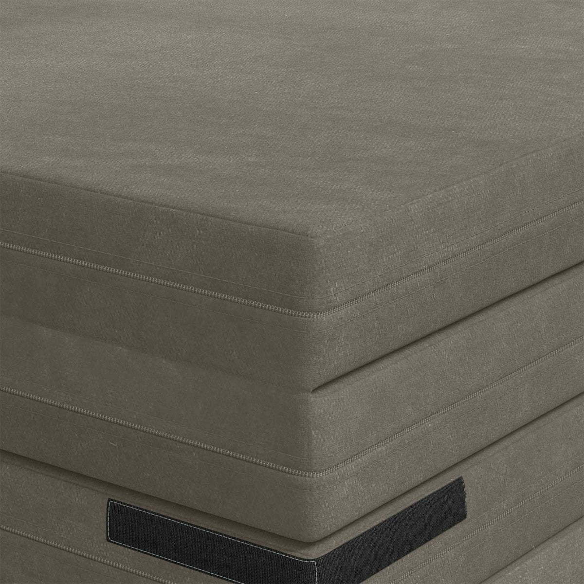 Sofa na razvlačenje 140 x 67 x 15 cm Svjetlosiva