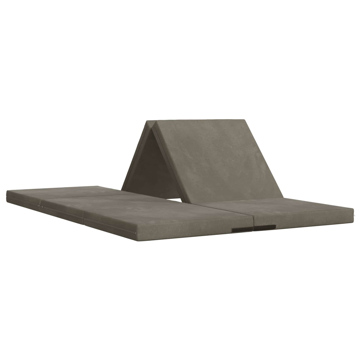 Sofa na razvlačenje 140 x 67 x 15 cm Svjetlosiva