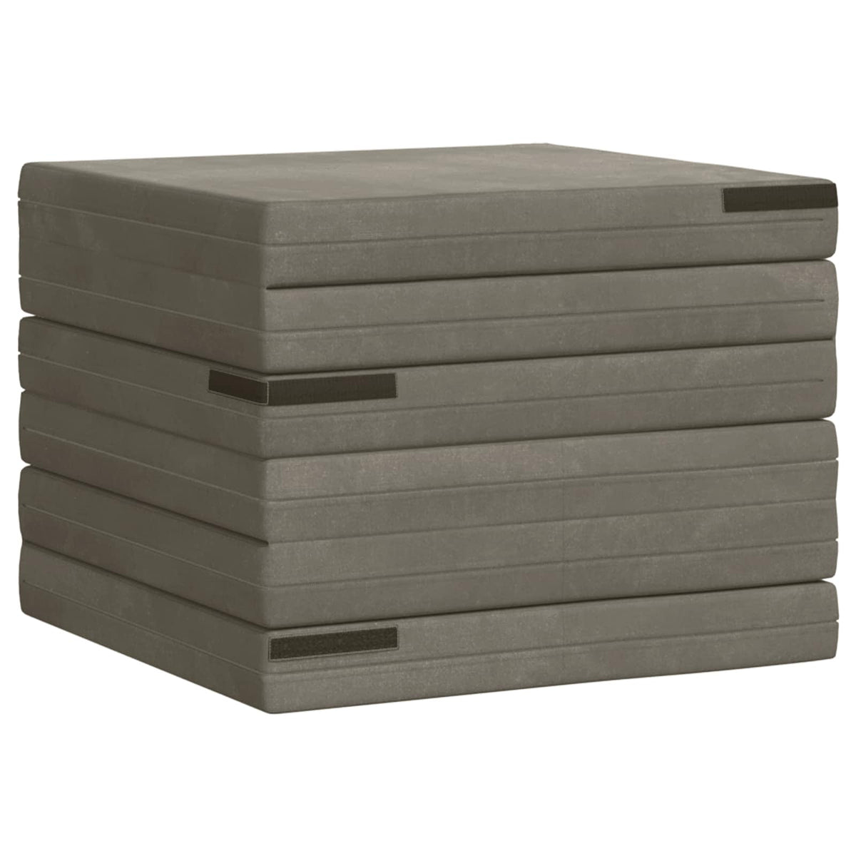 Sofa na razvlačenje 140 x 67 x 15 cm Svjetlosiva