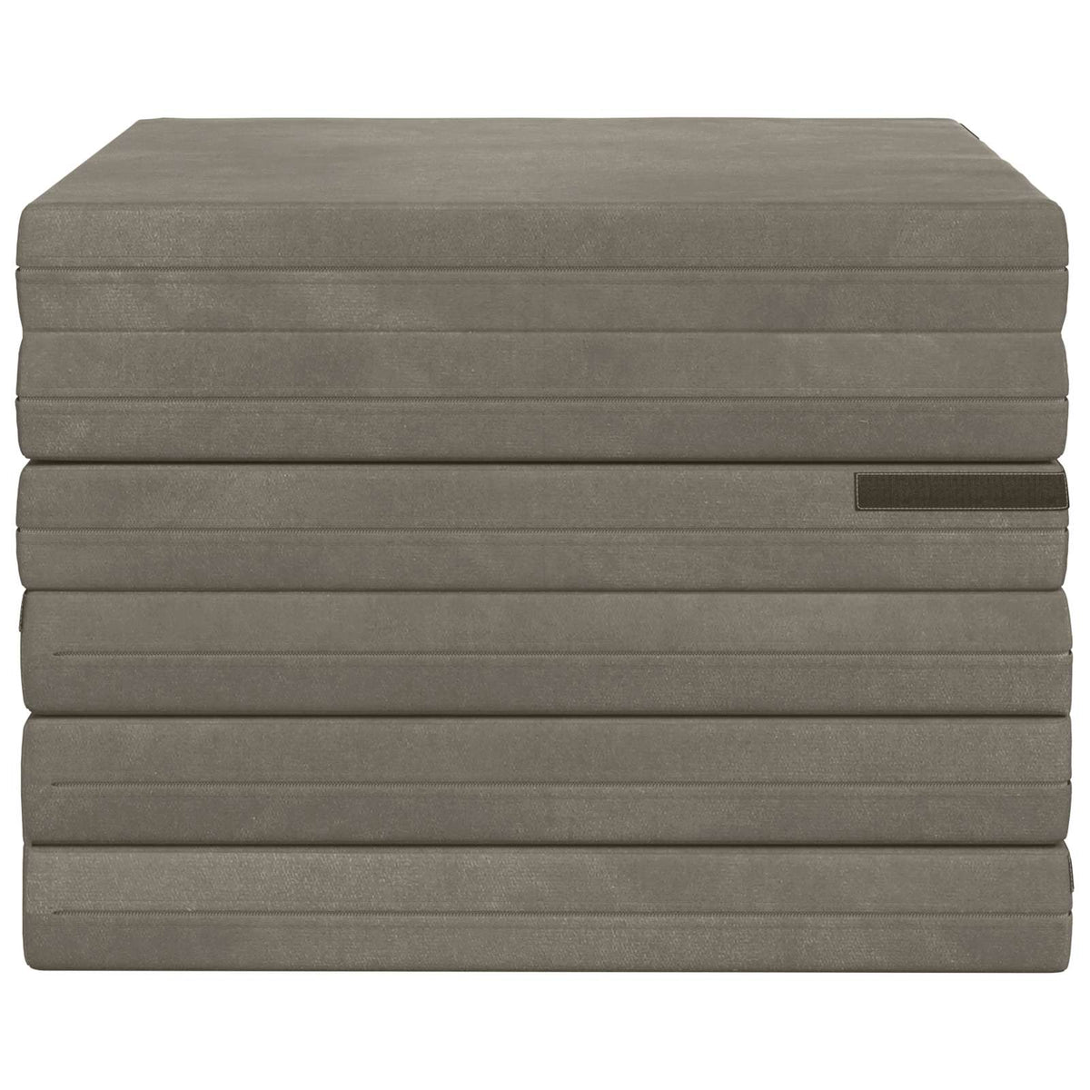 Sofa na razvlačenje 140 x 67 x 15 cm Svjetlosiva