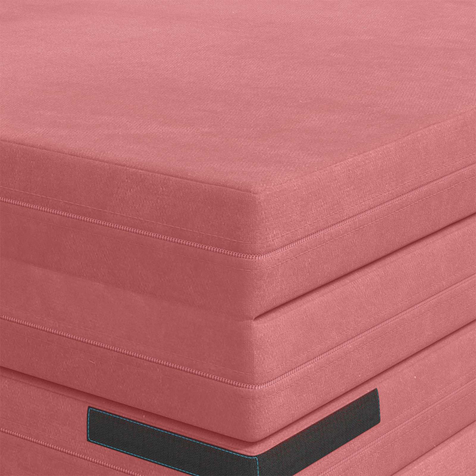 Sofa na razvlačenje 140 x 67 x 45 cm Ružičasta