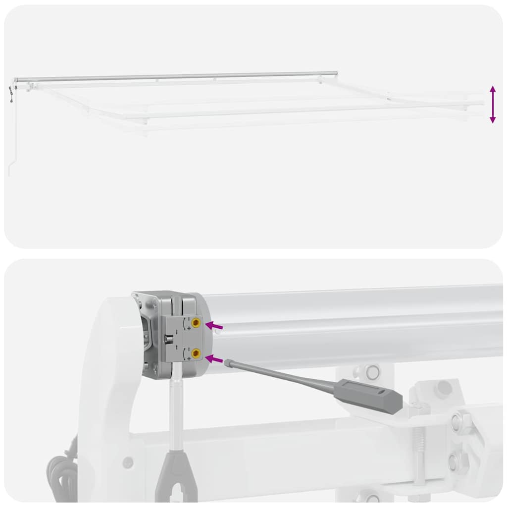 Skrovita tenda Narančasta i smeđa 400 × 300 cm