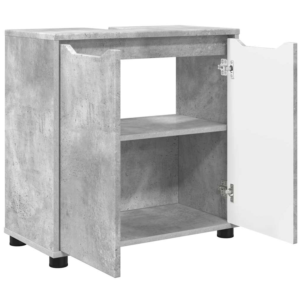 Ormarić za umivaonik s policom Betonski sivi 60 x 30 x 60 cm