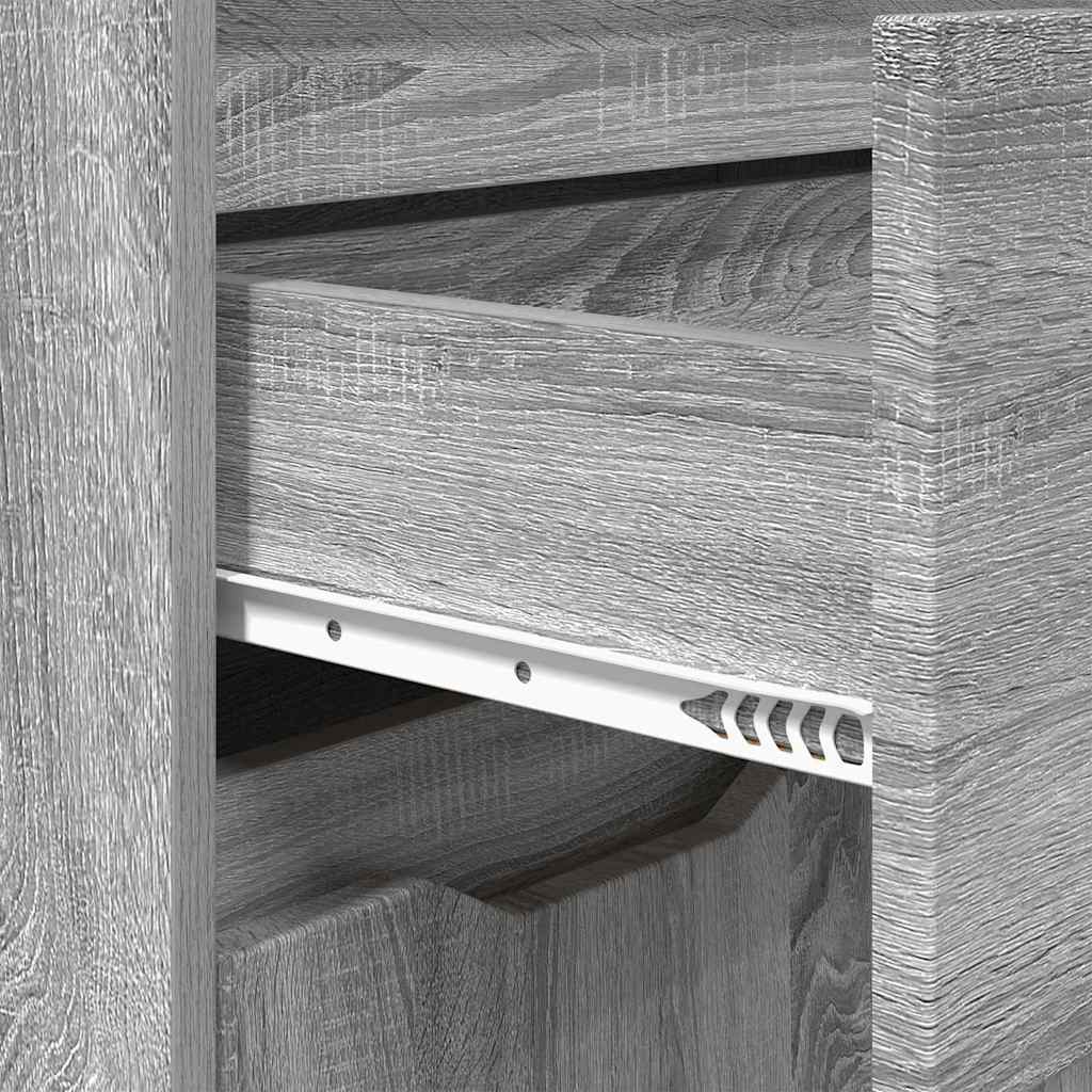 Kupaonski ormar s ladicama Siva Sonoma 72,5 x 36,5 x 100 cm