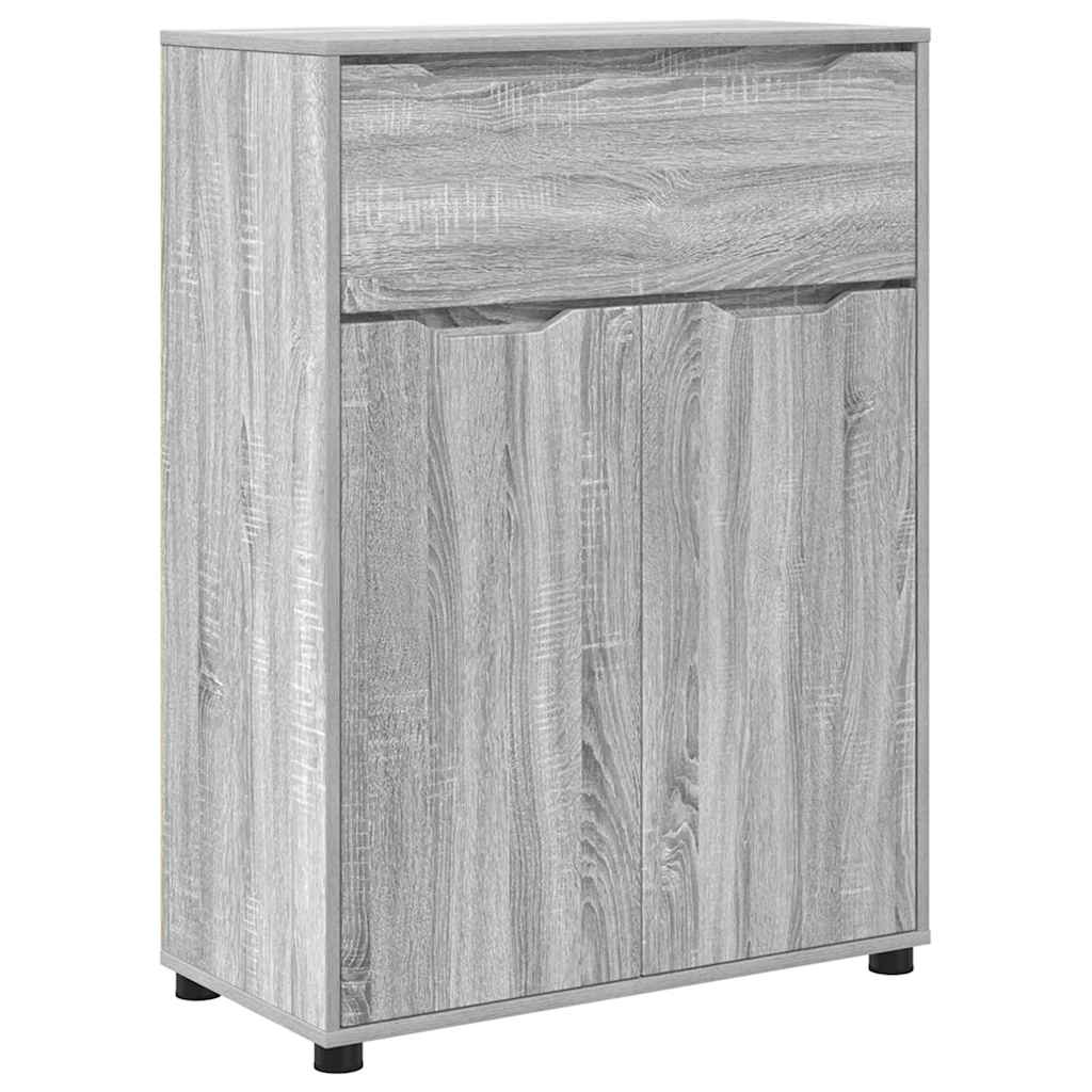 Kupaonski ormar s ladicama Siva Sonoma 72,5 x 36,5 x 100 cm