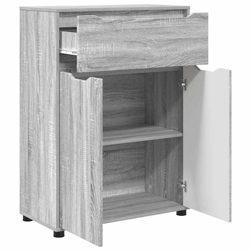 Kupaonski ormar s ladicama Siva Sonoma 72,5 x 36,5 x 100 cm