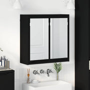 Kupaonski ormar s ogledalom s policom Crna 60 x 20 x 60 cm