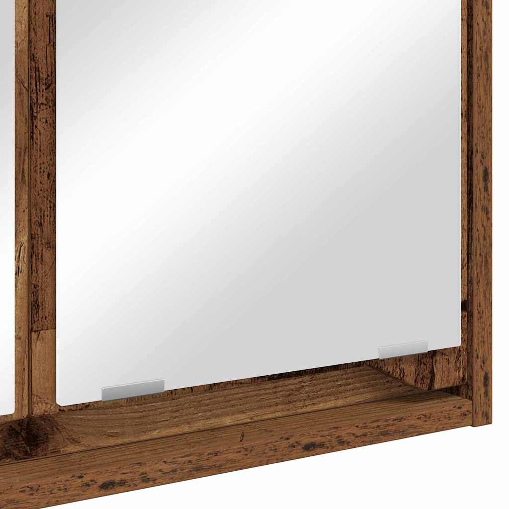 Kupaonski ormar s ogledalom Zidne Staro drvo 60 x 20 x 60 cm