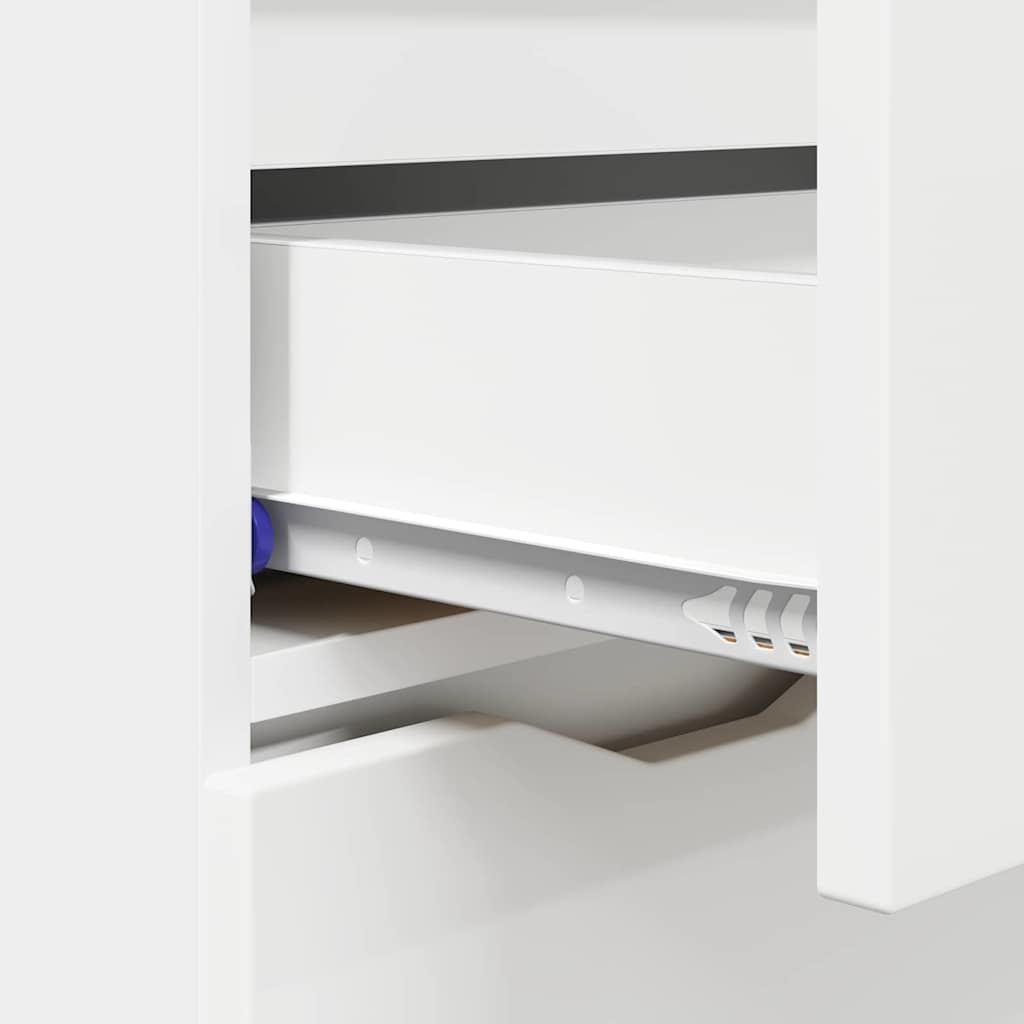 Kreveta s ladicama Bijelo 100 x 30 x 65,6 Konstruirano drvo
