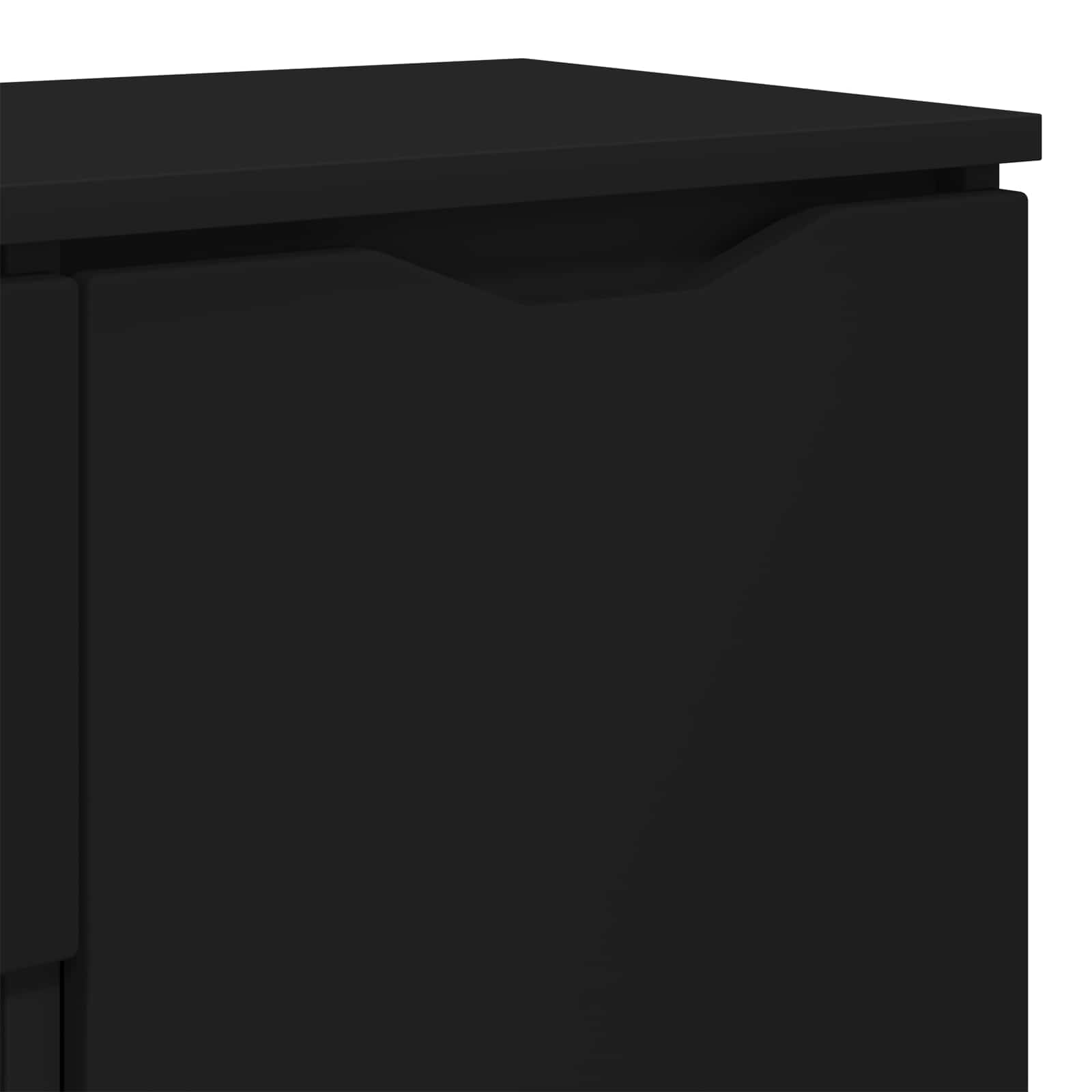 Kreveta Crna 100 x 30 x 65,6 Konstruirano drvo