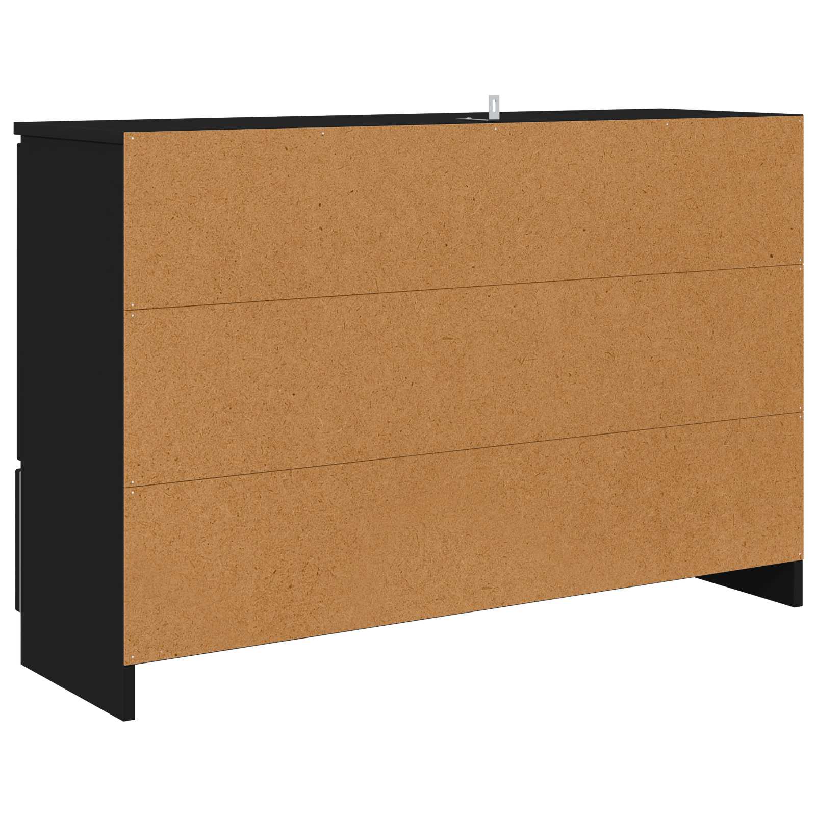 Kreveta Crna 100 x 30 x 65,6 Konstruirano drvo