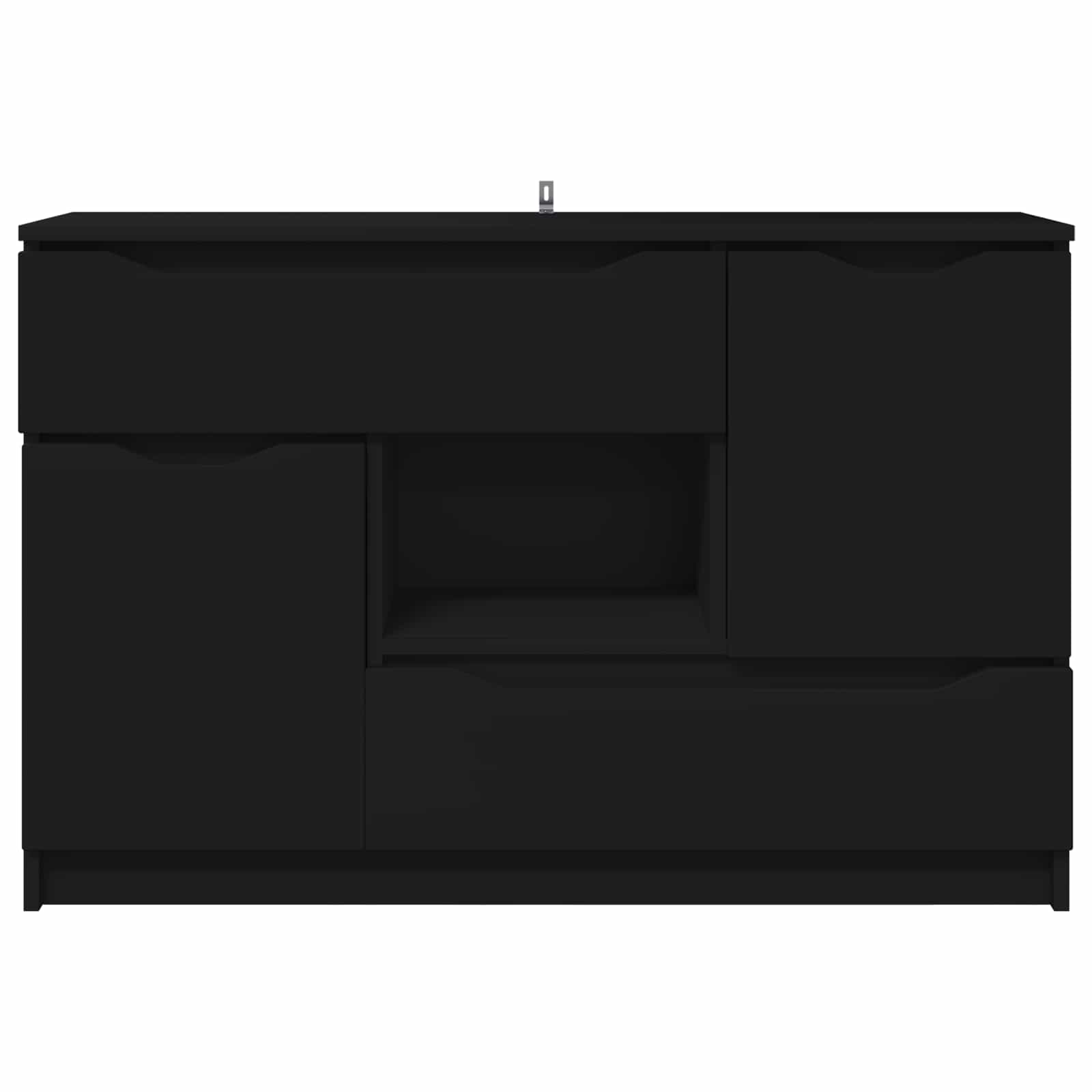 Kreveta Crna 100 x 30 x 65,6 Konstruirano drvo