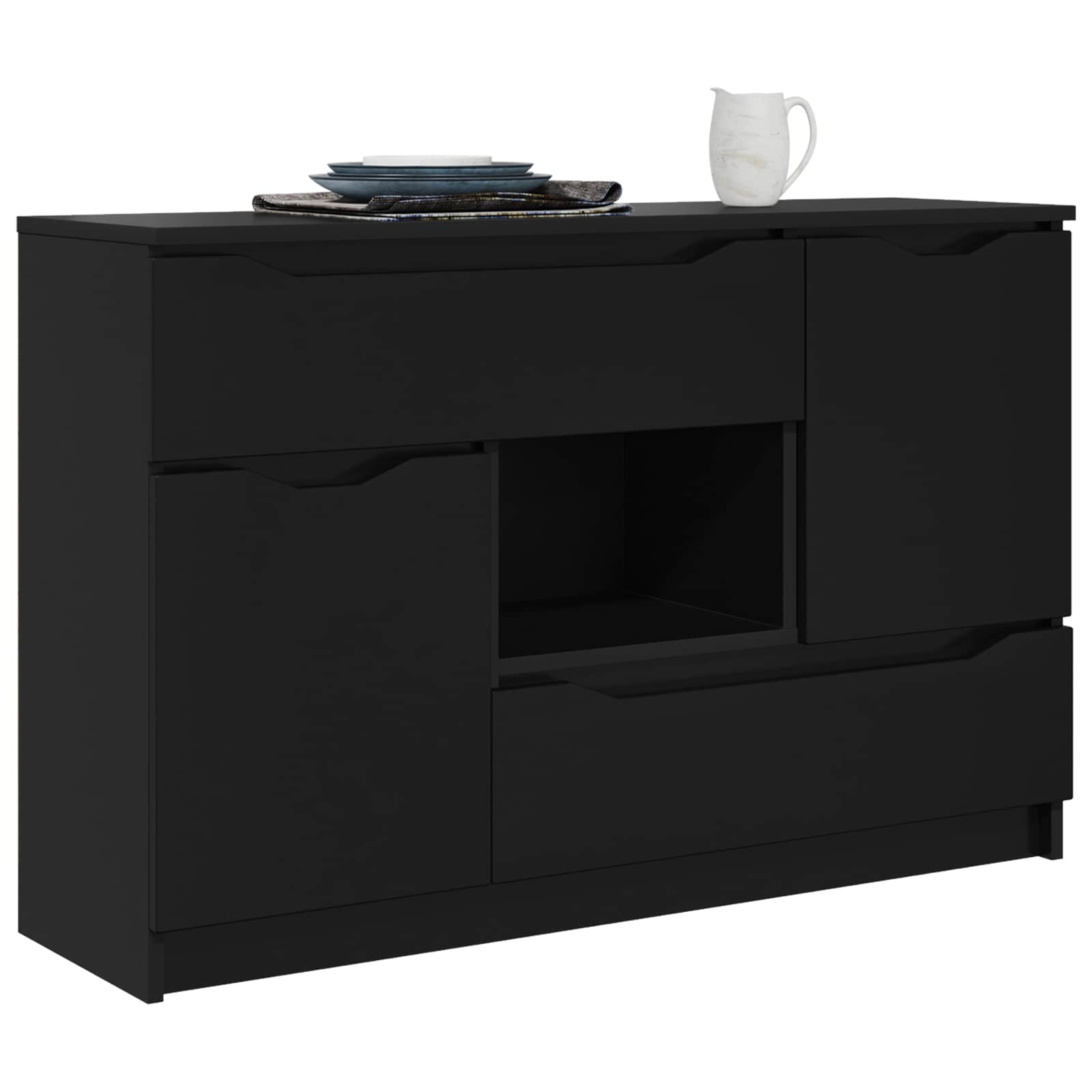 Kreveta Crna 100 x 30 x 65,6 Konstruirano drvo