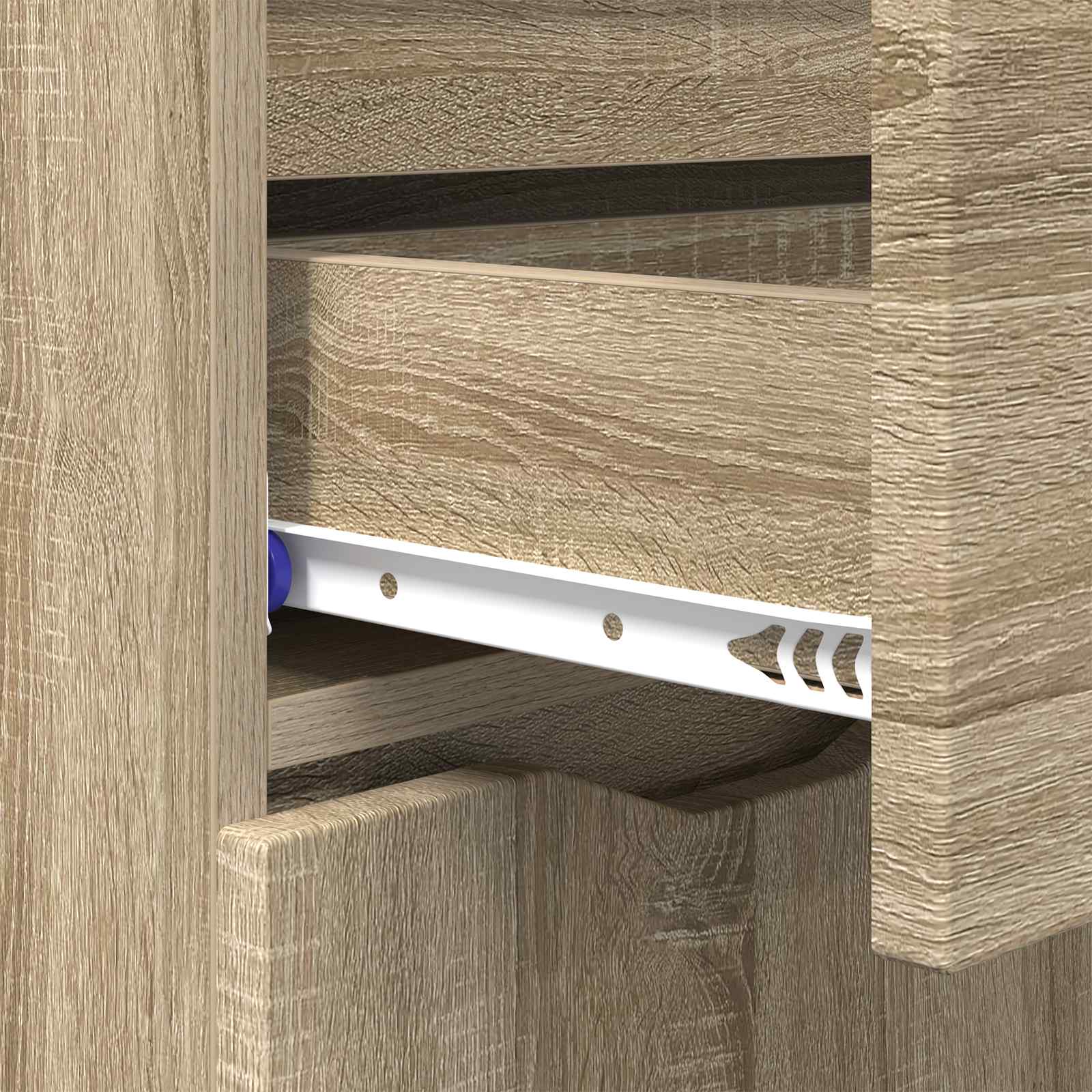 Kreveta Sonoma hrast 100 x 30 x 65,6 Konstruirano drvo