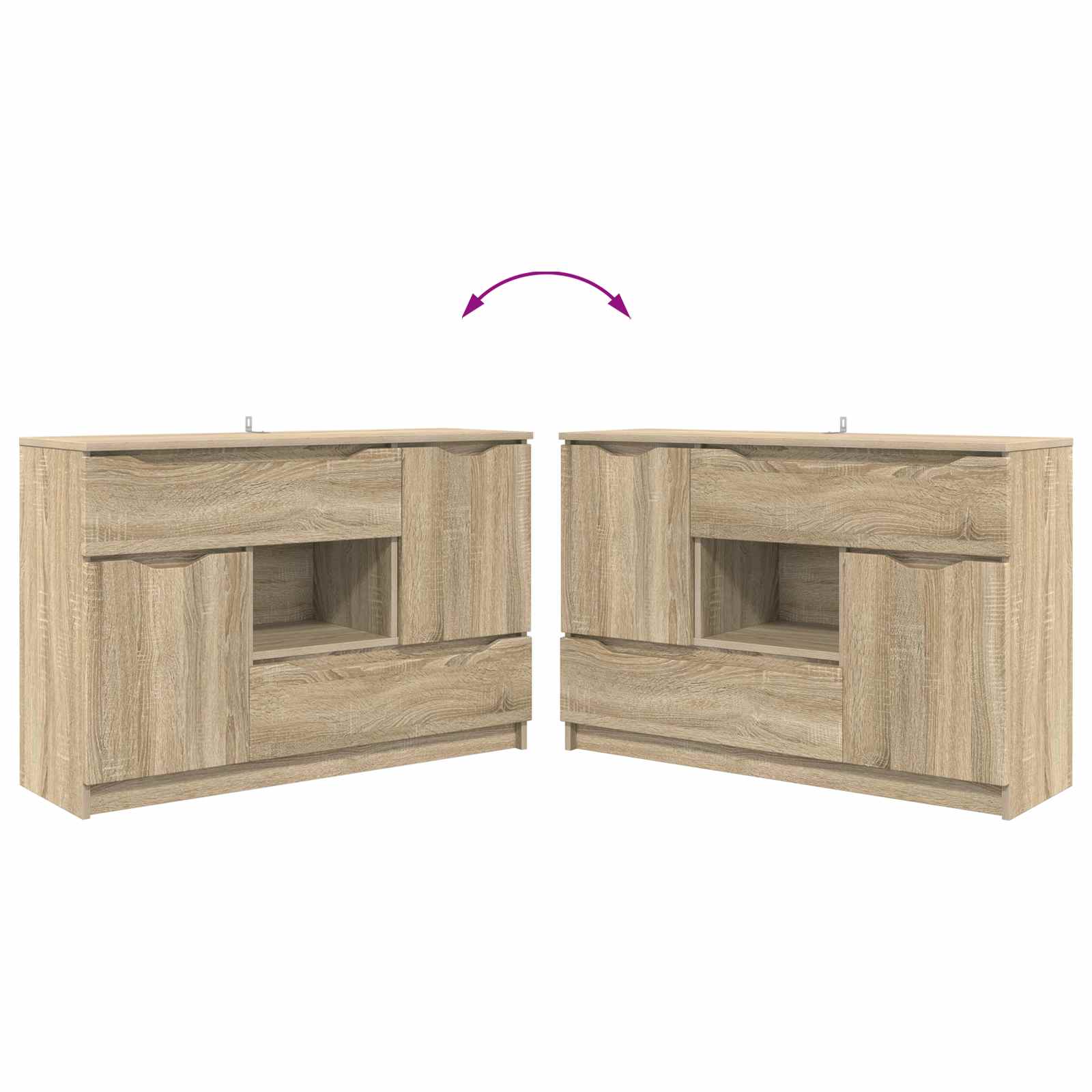 Kreveta Sonoma hrast 100 x 30 x 65,6 Konstruirano drvo