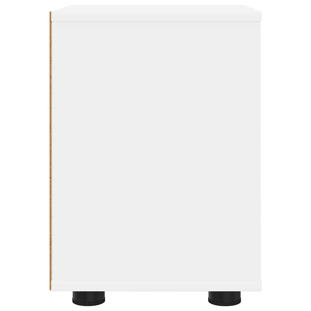 Noćni ormarići 2 pcs Bijelo 30,5 x 30 x 43 cm Konstruirano drvo