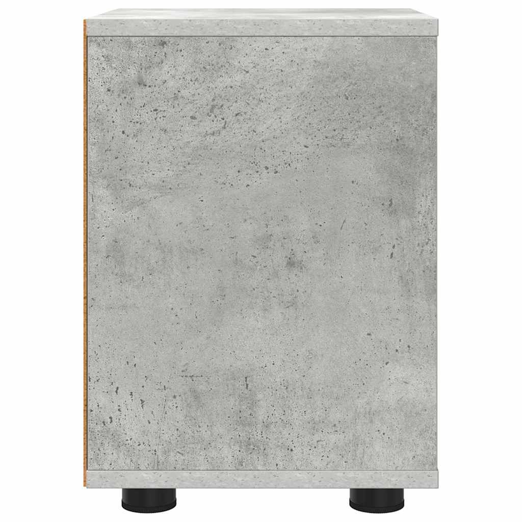Noćni ormarići s ladicama 2 pcs Betonski sivi 30,5 x 30 x 43 cm