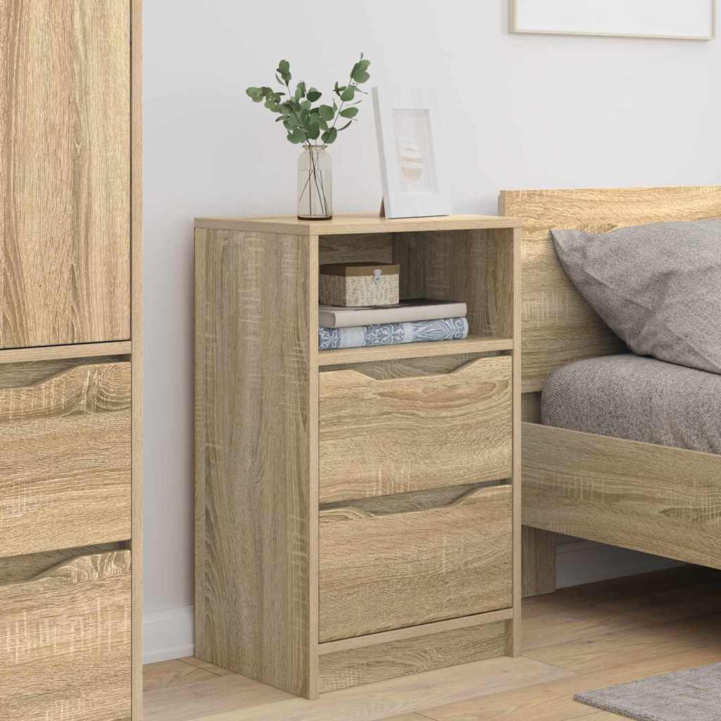 Noćni ormarići s ladicama 2 pcs Sonoma hrast 40 x 30 x 467 cm