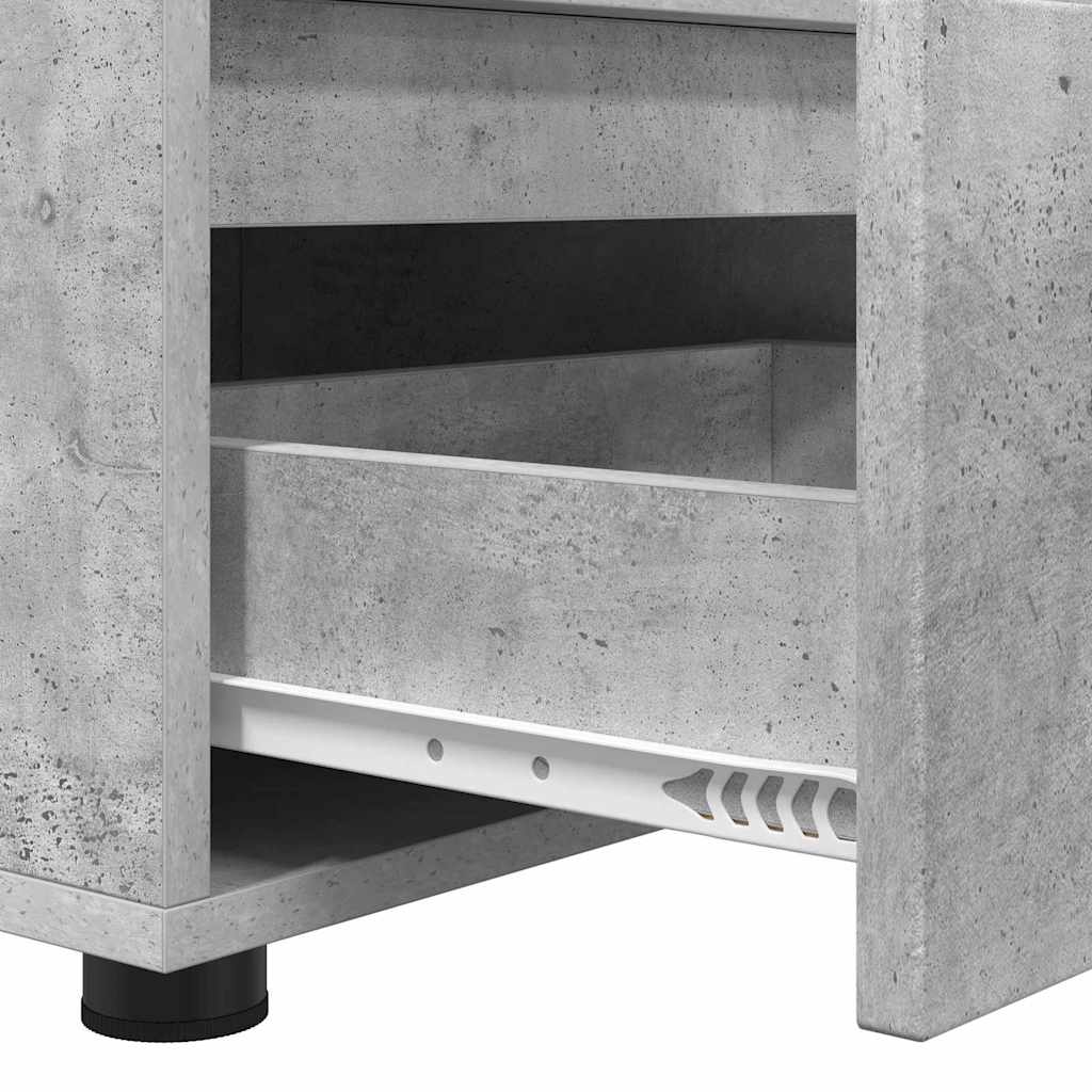 TV ormar Betonski sivi 100 x 48 x 43 cm Konstruirano drvo