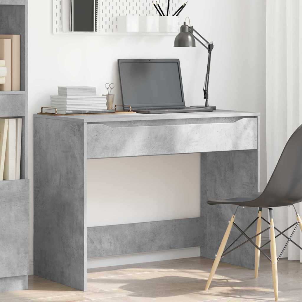 Stol Betonsko Siva 100 x 50 x 78 cm Konstrukcijsko drvo