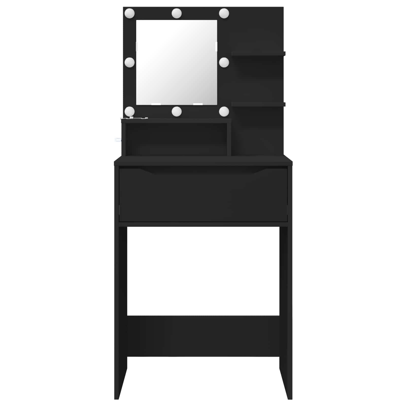 Stolovi za presvlačenje u spavaćoj sobi Crna 80 x 39,6 x 135 cm