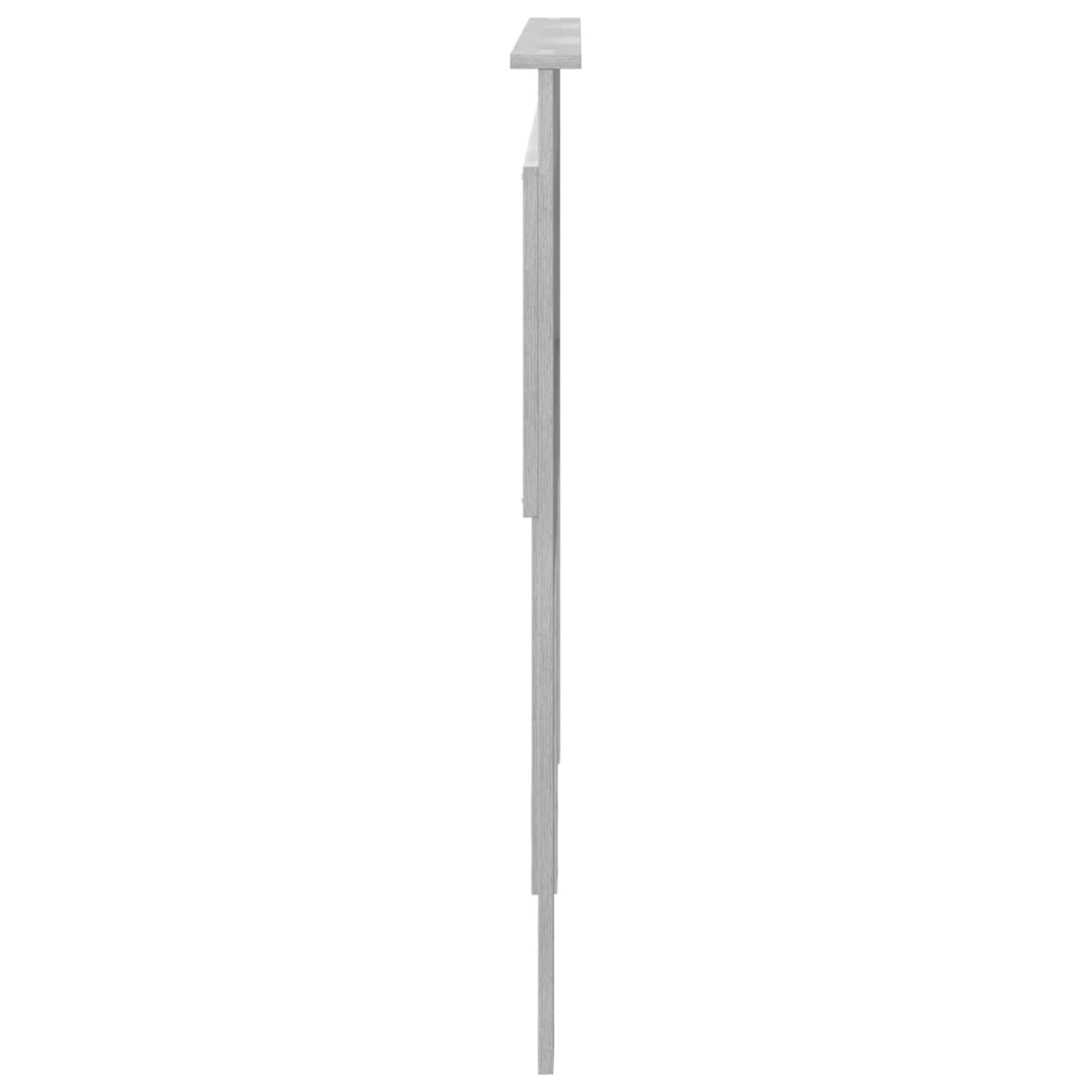 Uzglavlje s uzglavljem Siva Sonoma 160 cm Konstruirano drvo